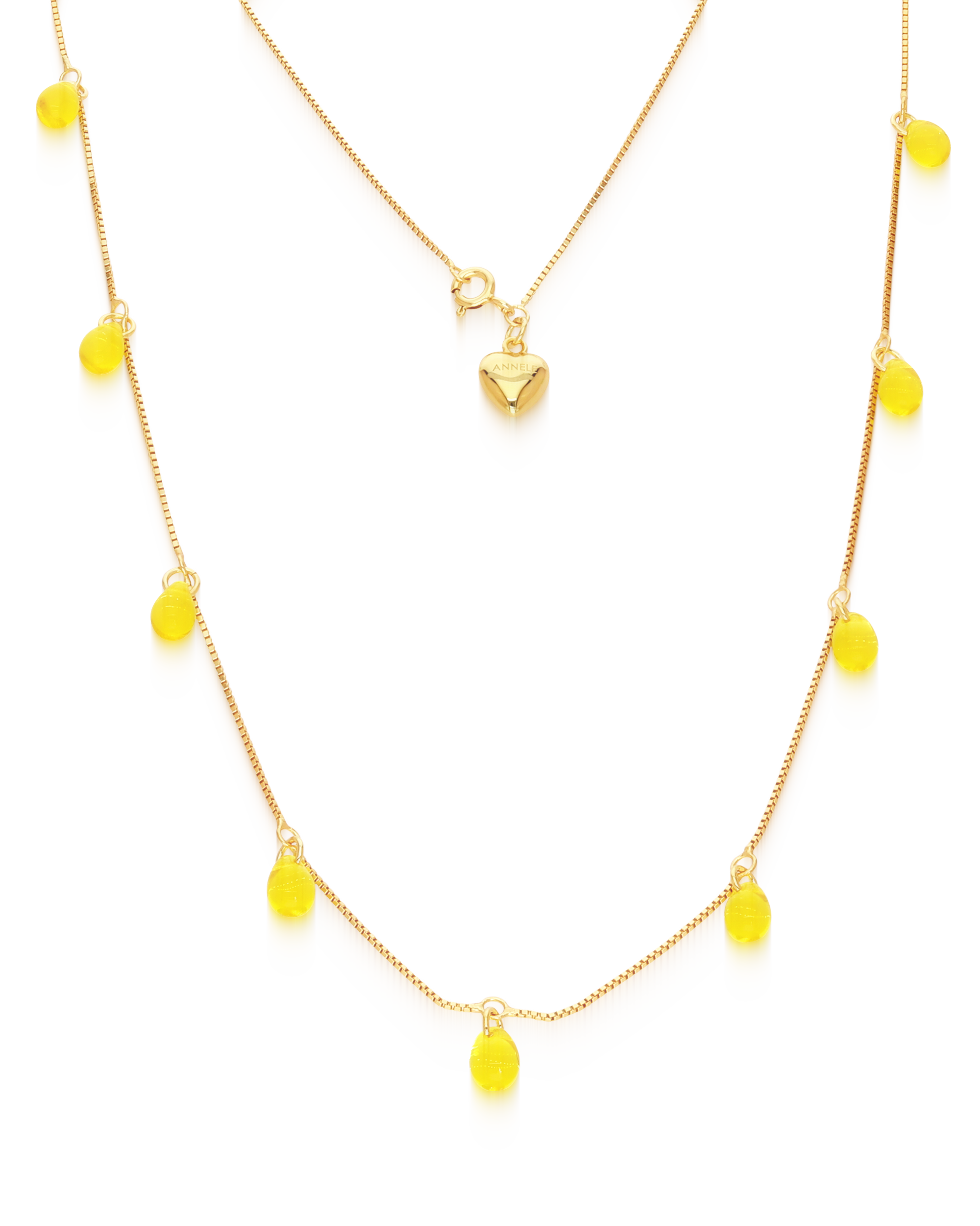 Lemon Iced Tea Necklace