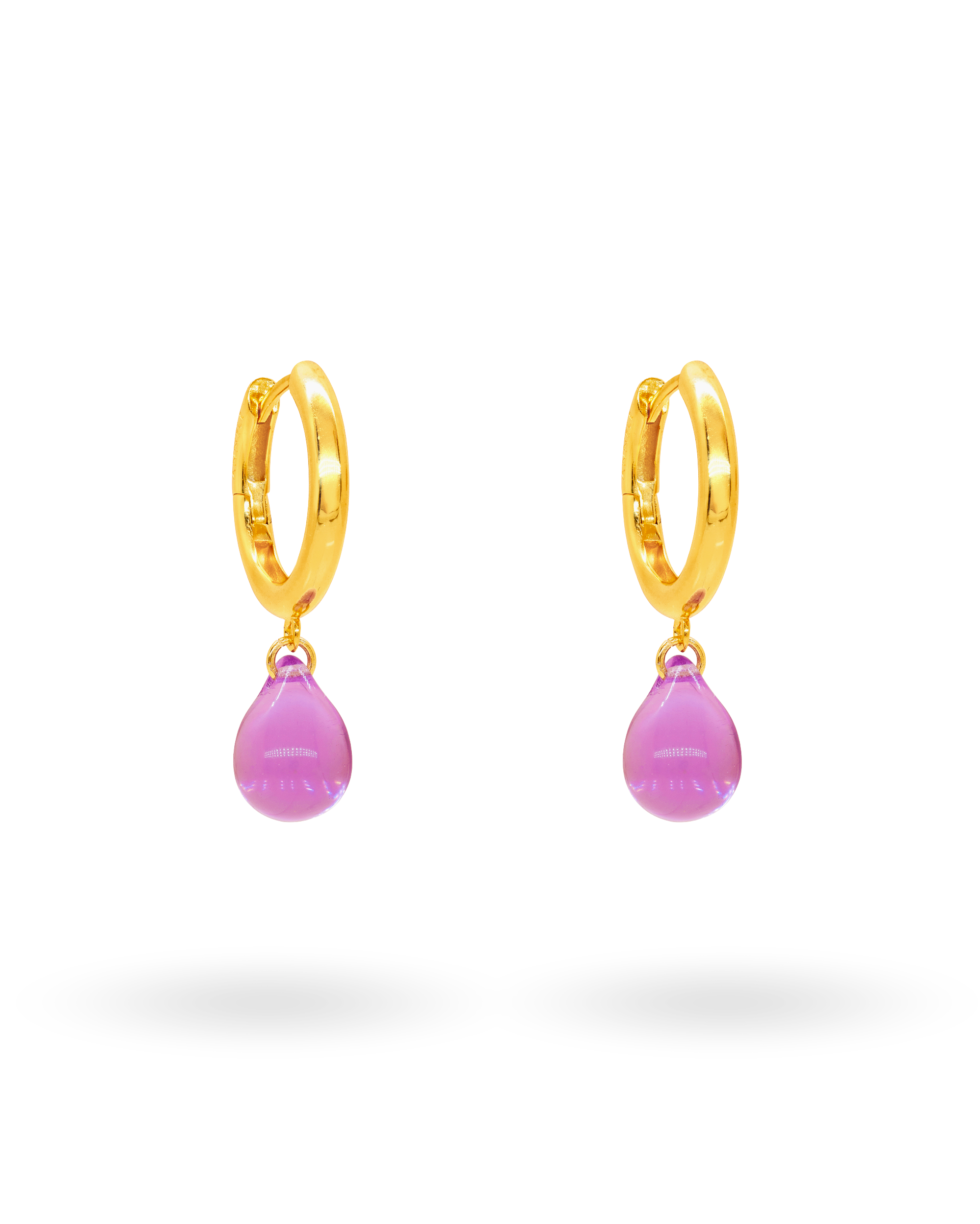 Sugar Drop Violet Earrings