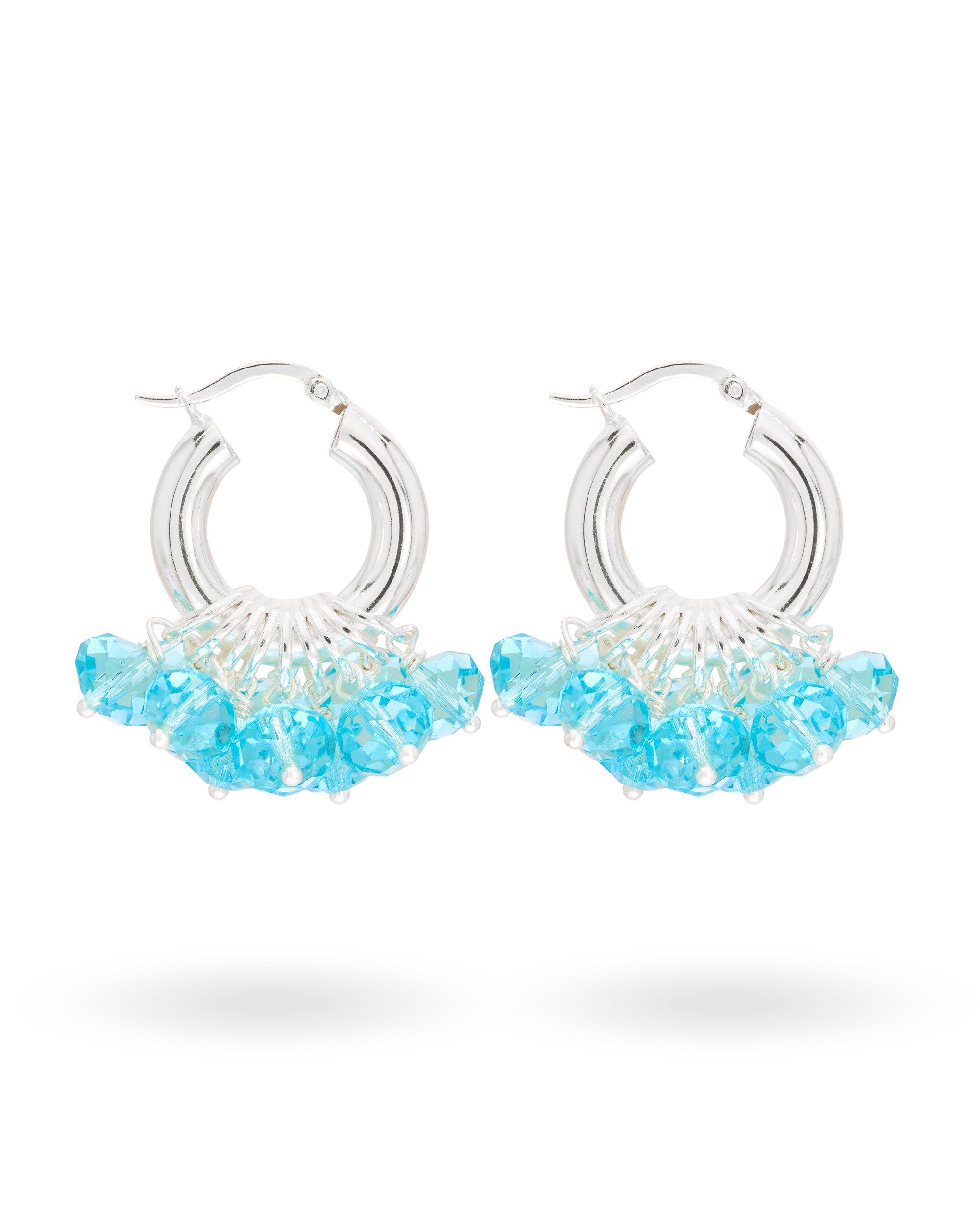 Aquarius Earrings in Silver