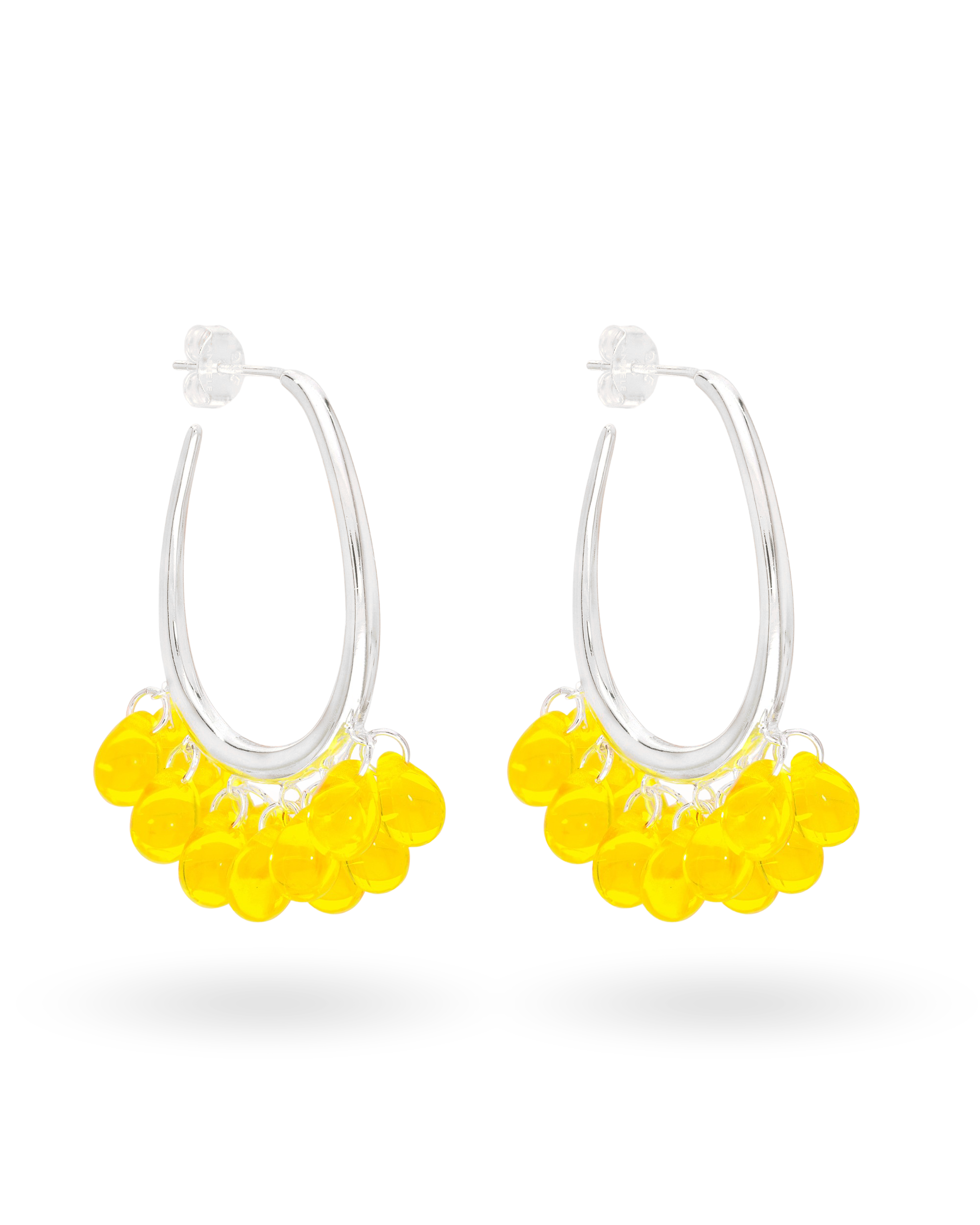 Banananess Earrings in Silver