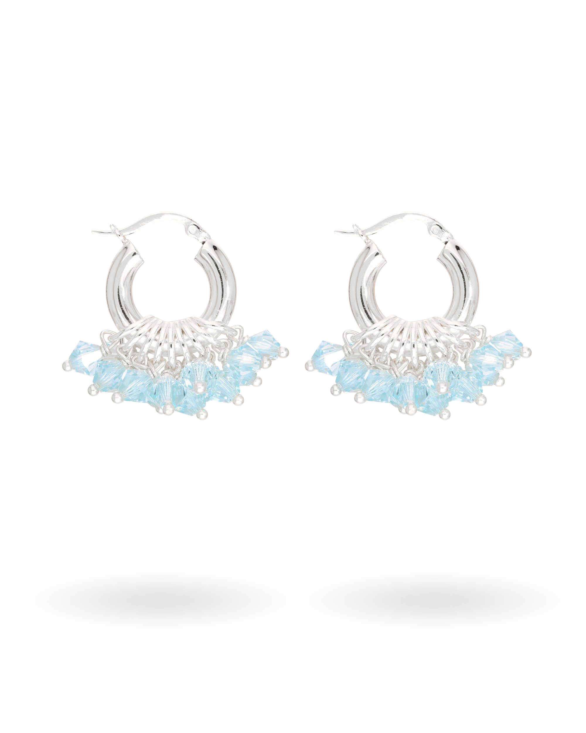 Mini Ice Ice Baby Earrings in Silver