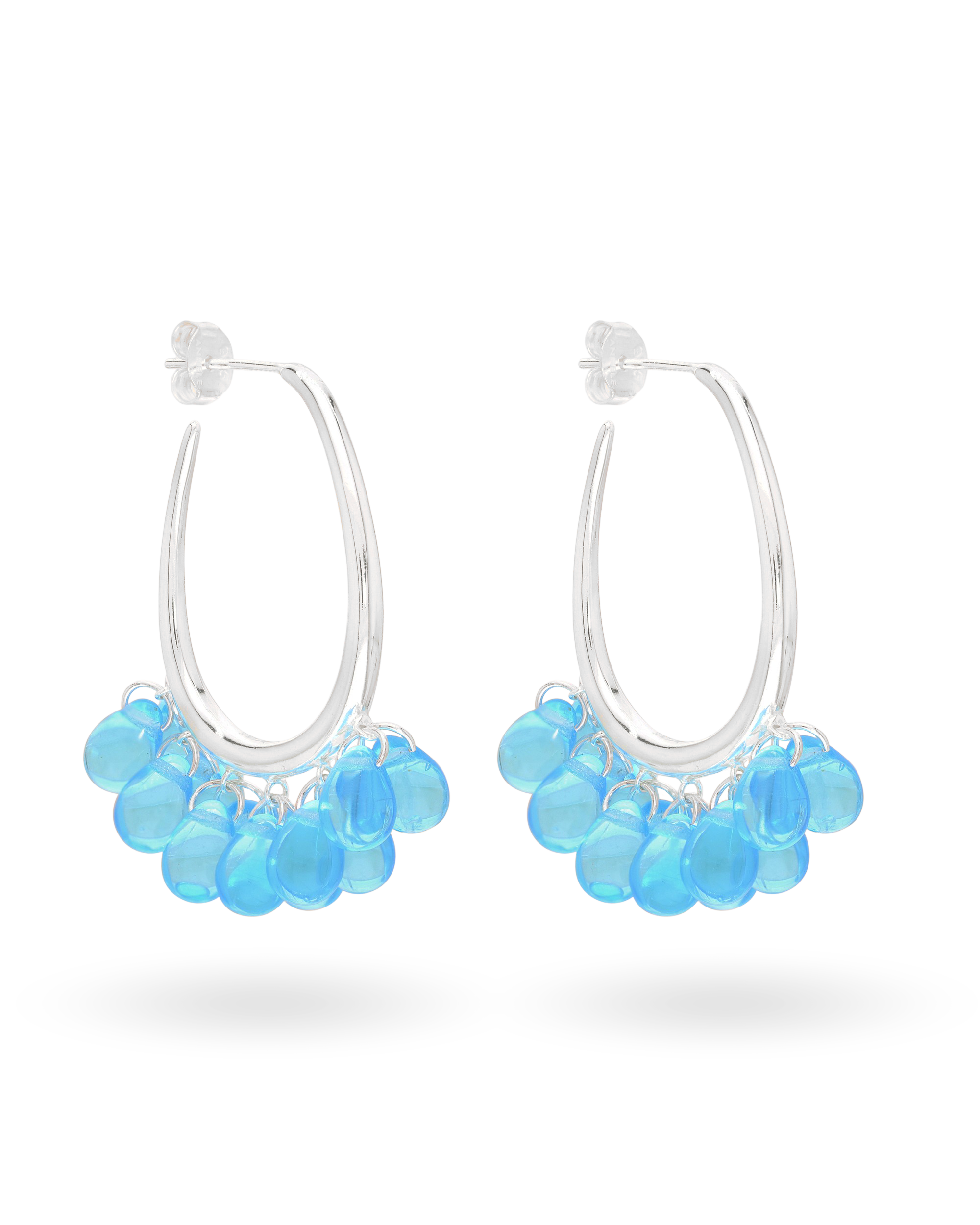 Surf's Up Earrings in Silver