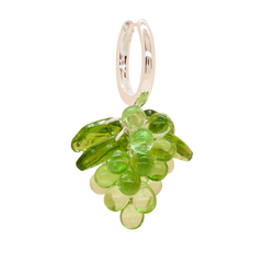 Apple Pie Jelly Earrings in Silver
