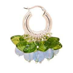 Blueberry Fields Forever Earrings in Silver
