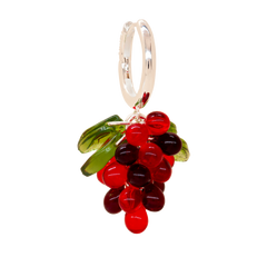 Candy Currant Jelly Earrings in Silver