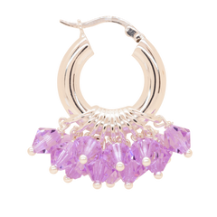 Ritzy Blitz Earrings in Silver