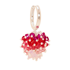 Strawberry Sweetie Earrings in Silver