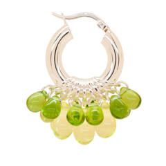 Swirly Popz Earrings in Silver
