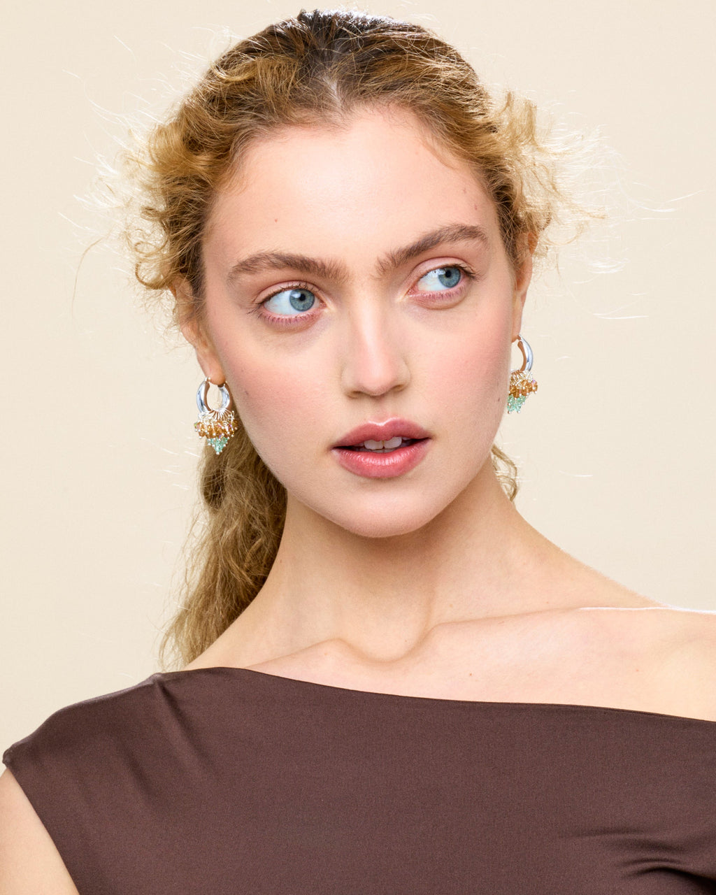 I Love You Matcha Earrings in Silver