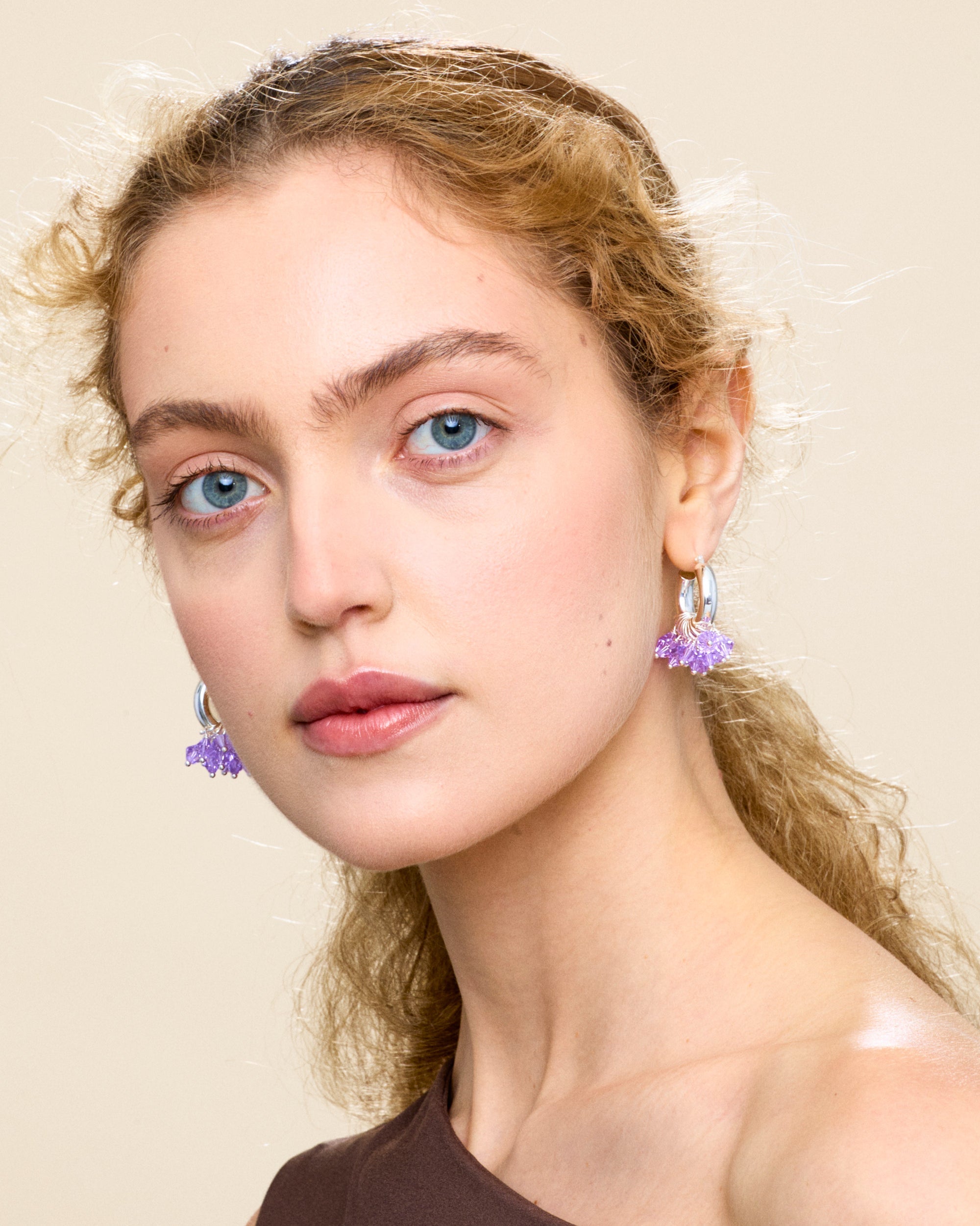Ritzy Blitz Earrings in Silver