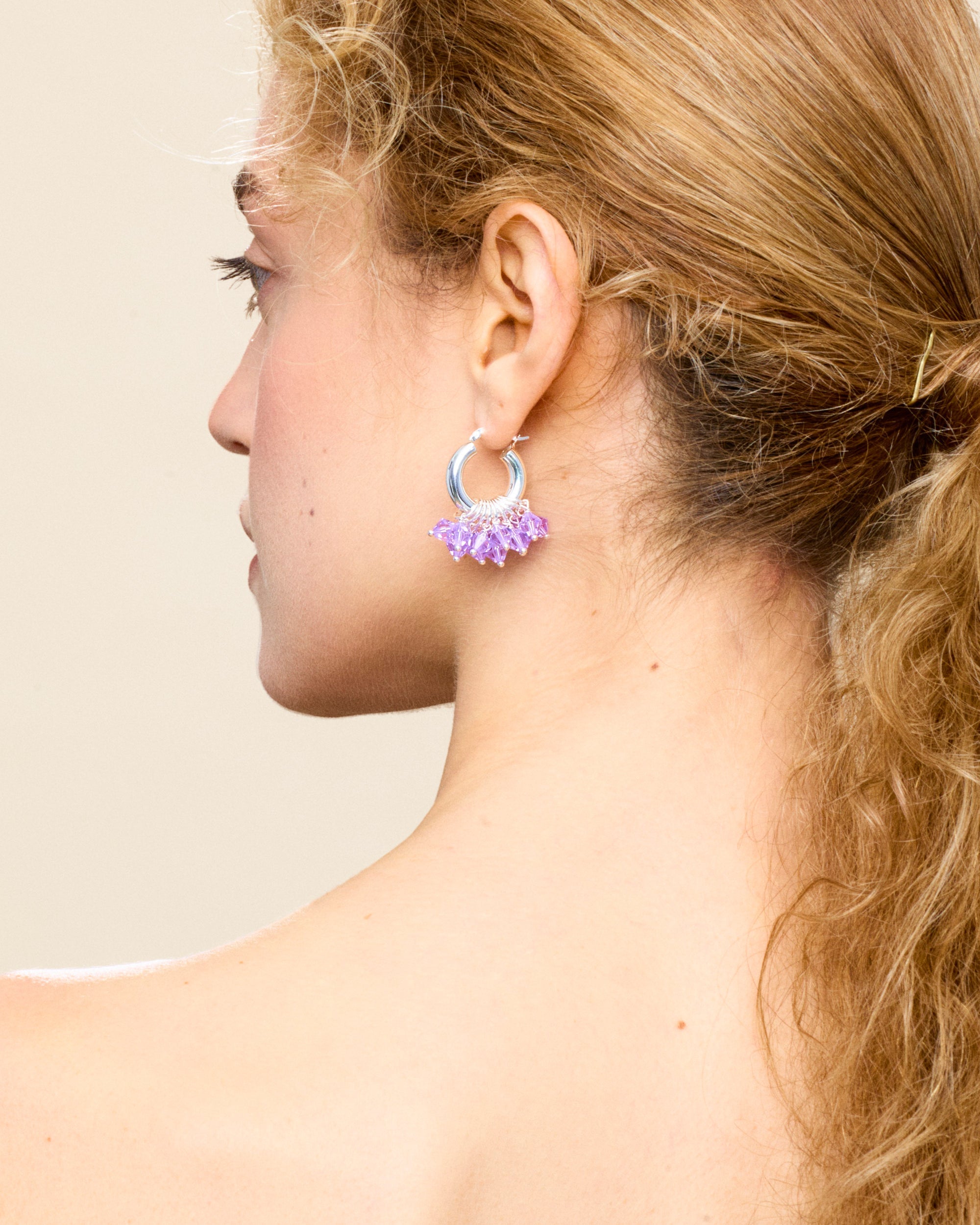 Ritzy Blitz Earrings in Silver