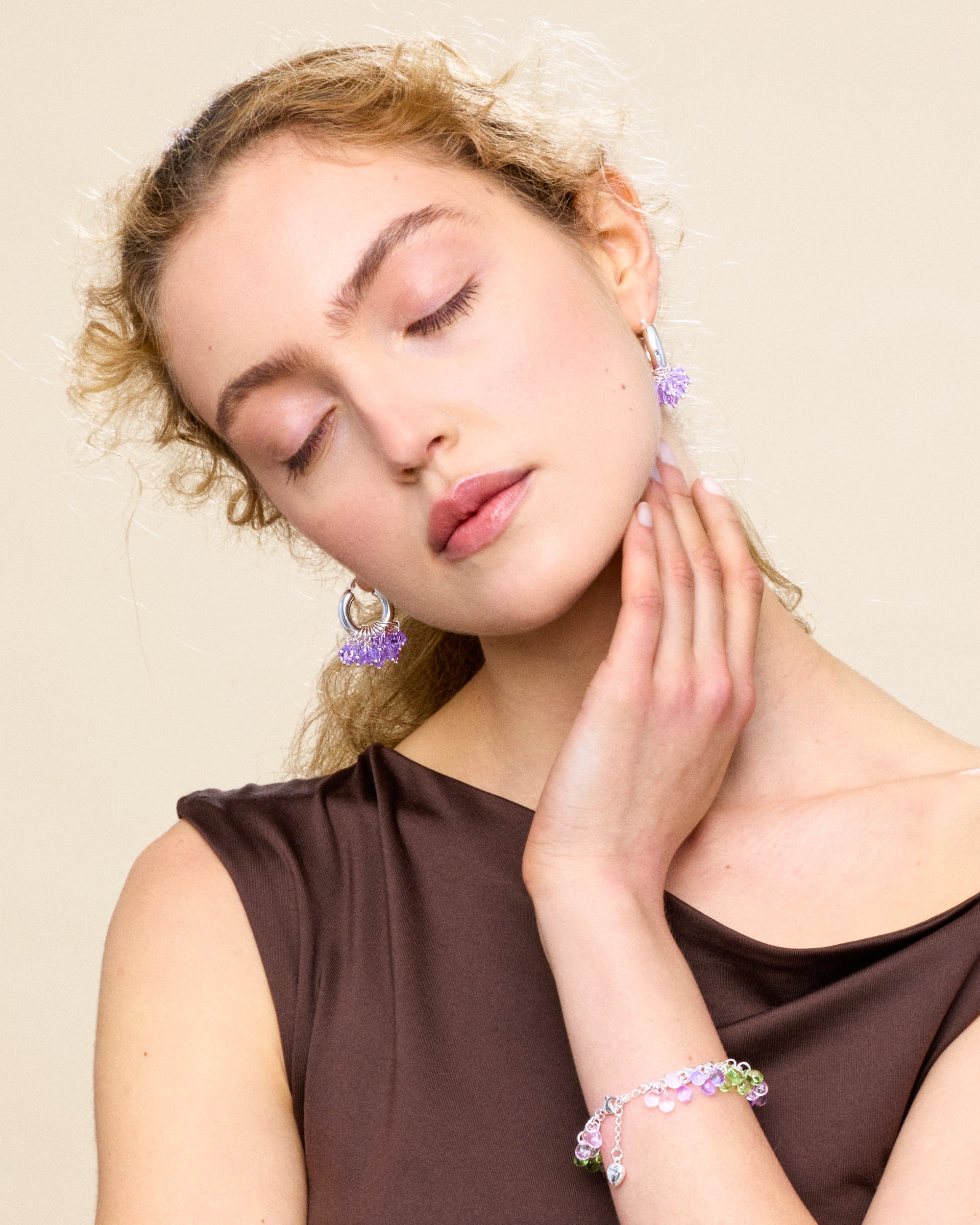 Ritzy Blitz Earrings in Silver