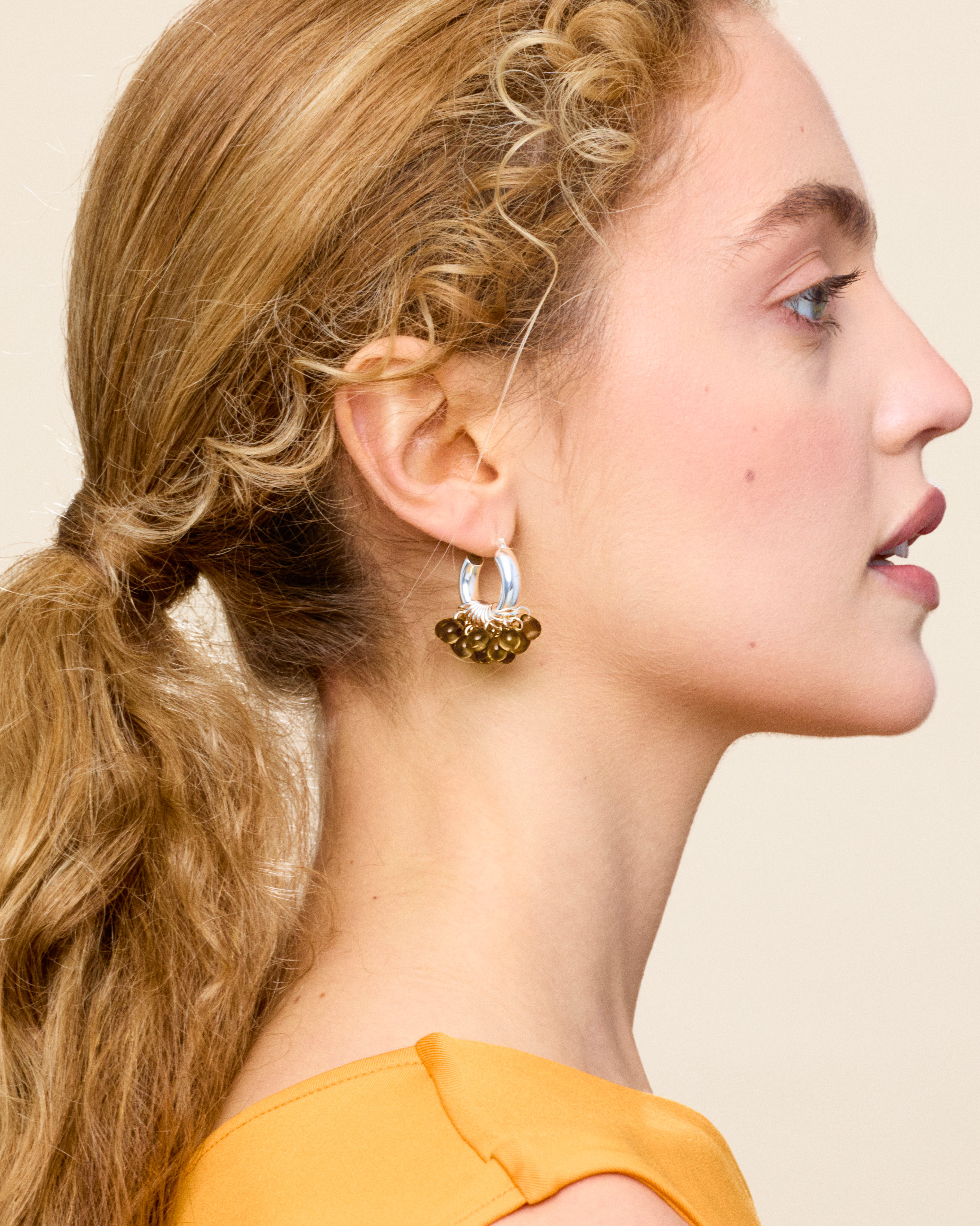 Choco Pops Earrings in Silver