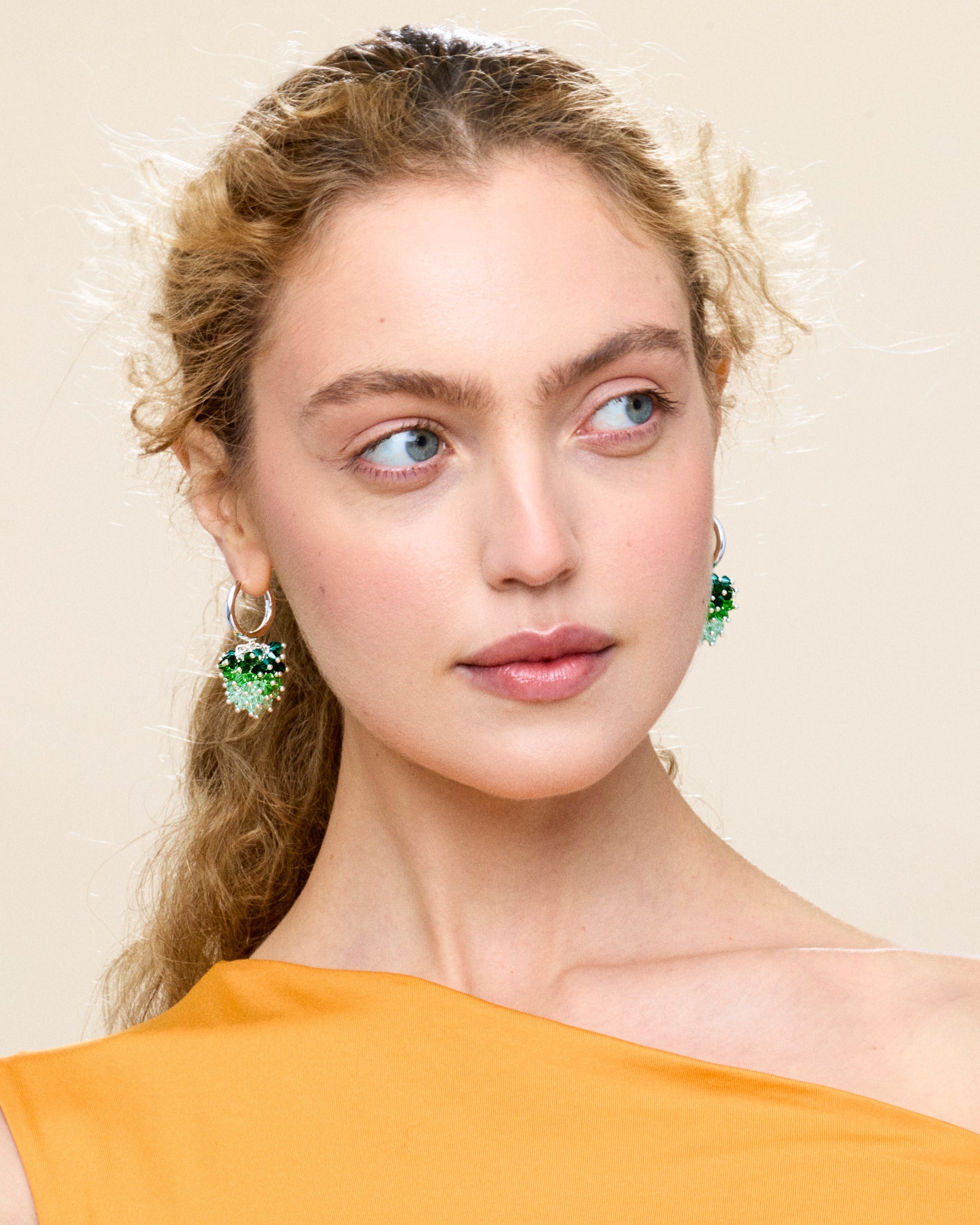 Forest Fairy Earrings in Silver