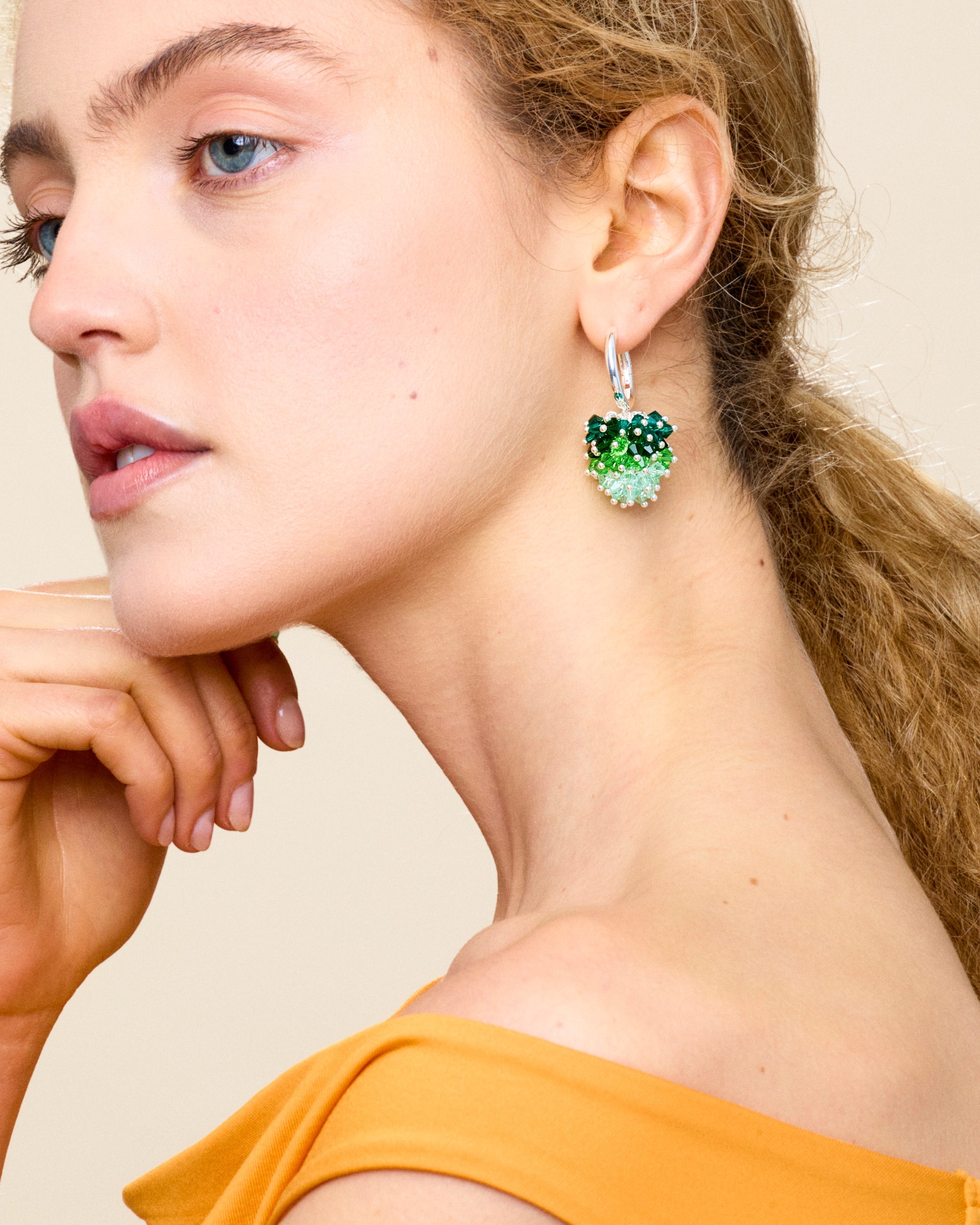 Forest Fairy Earrings in Silver