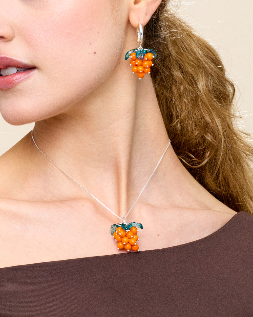 Cloudberry Cute Necklace in Silver