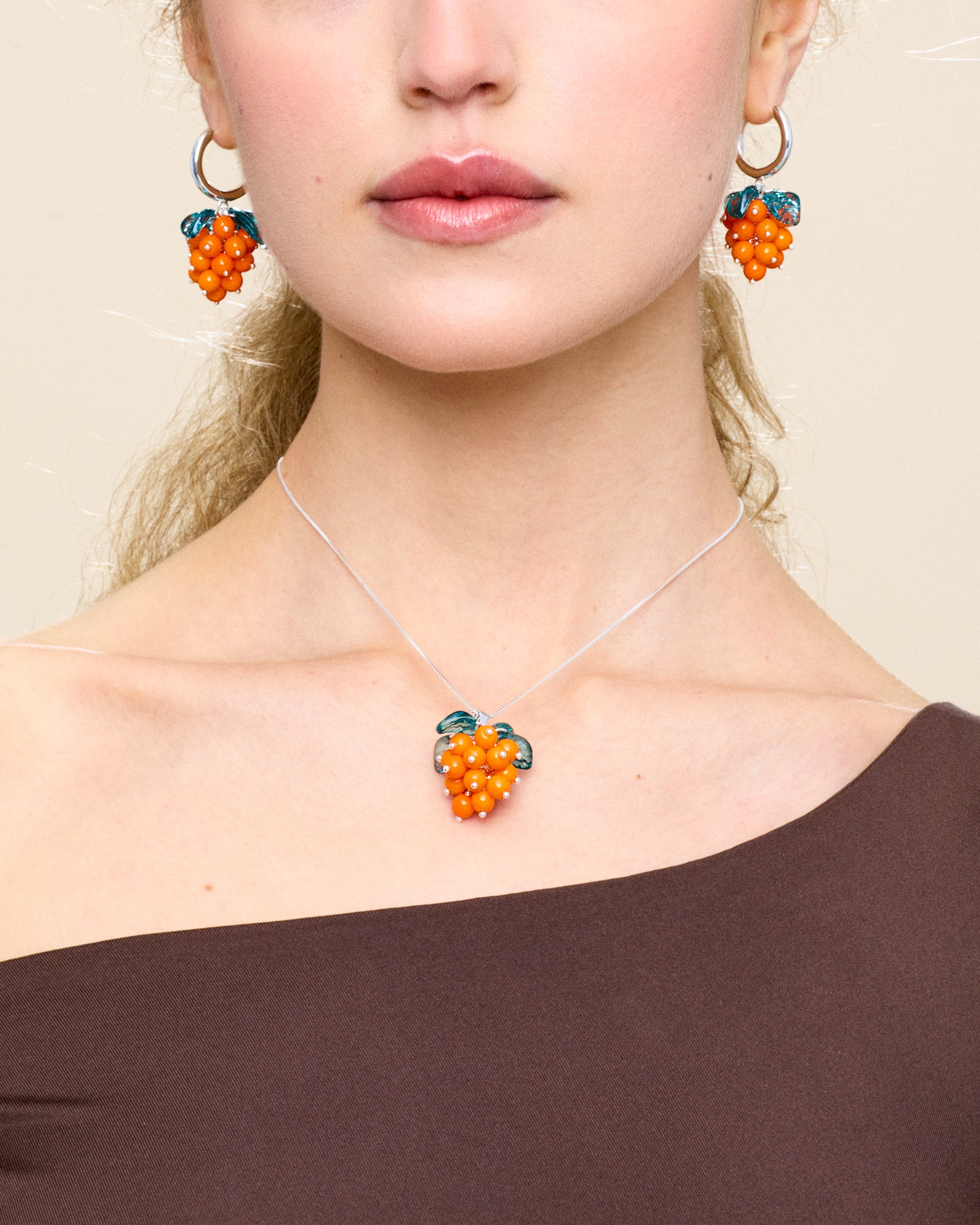 Cloudberry Cute Necklace in Silver