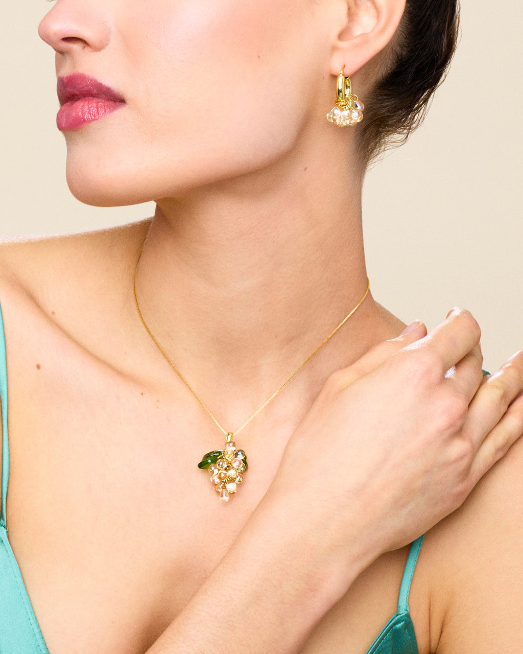 Champagne Jelly Necklace