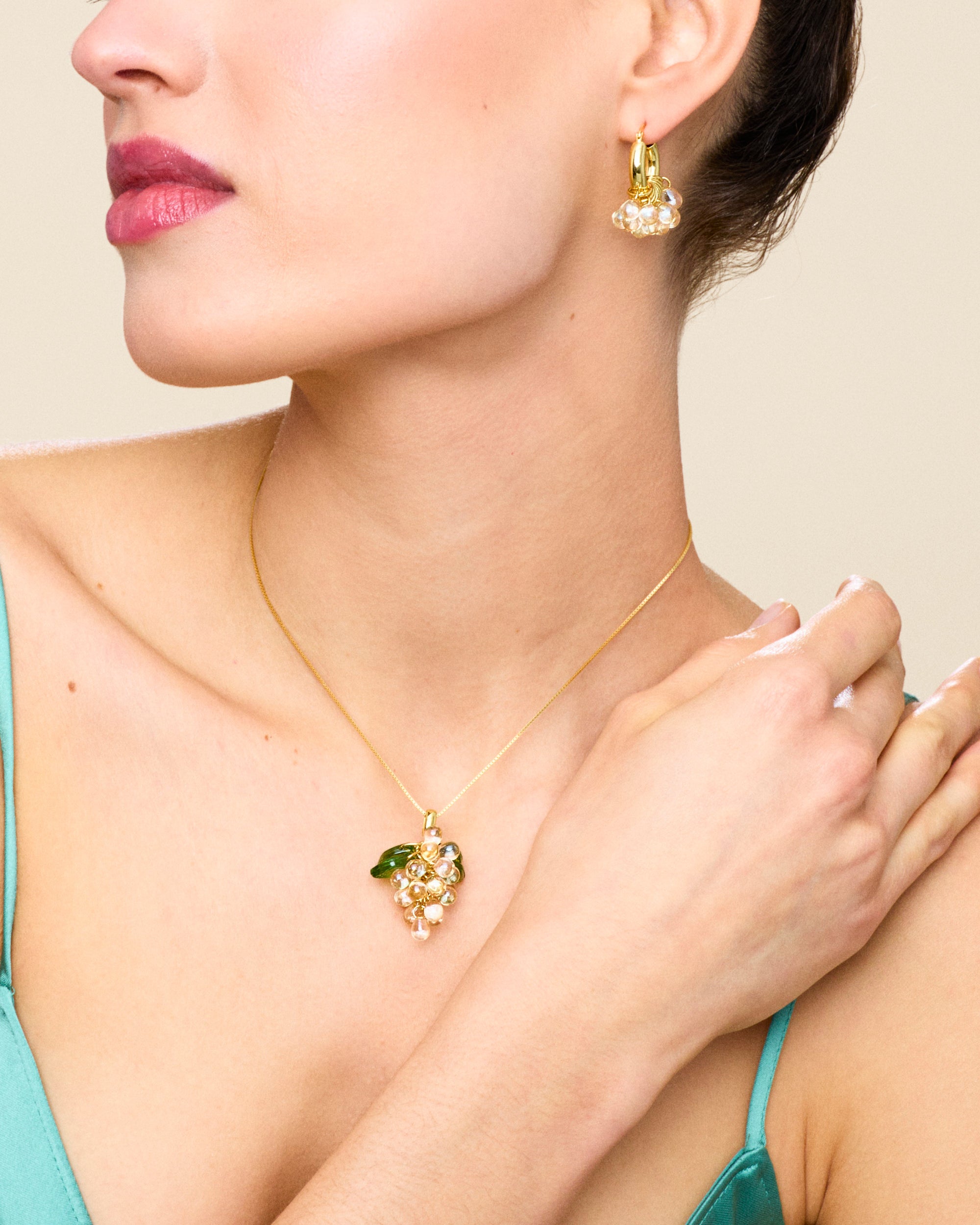 Champagne Jelly Necklace