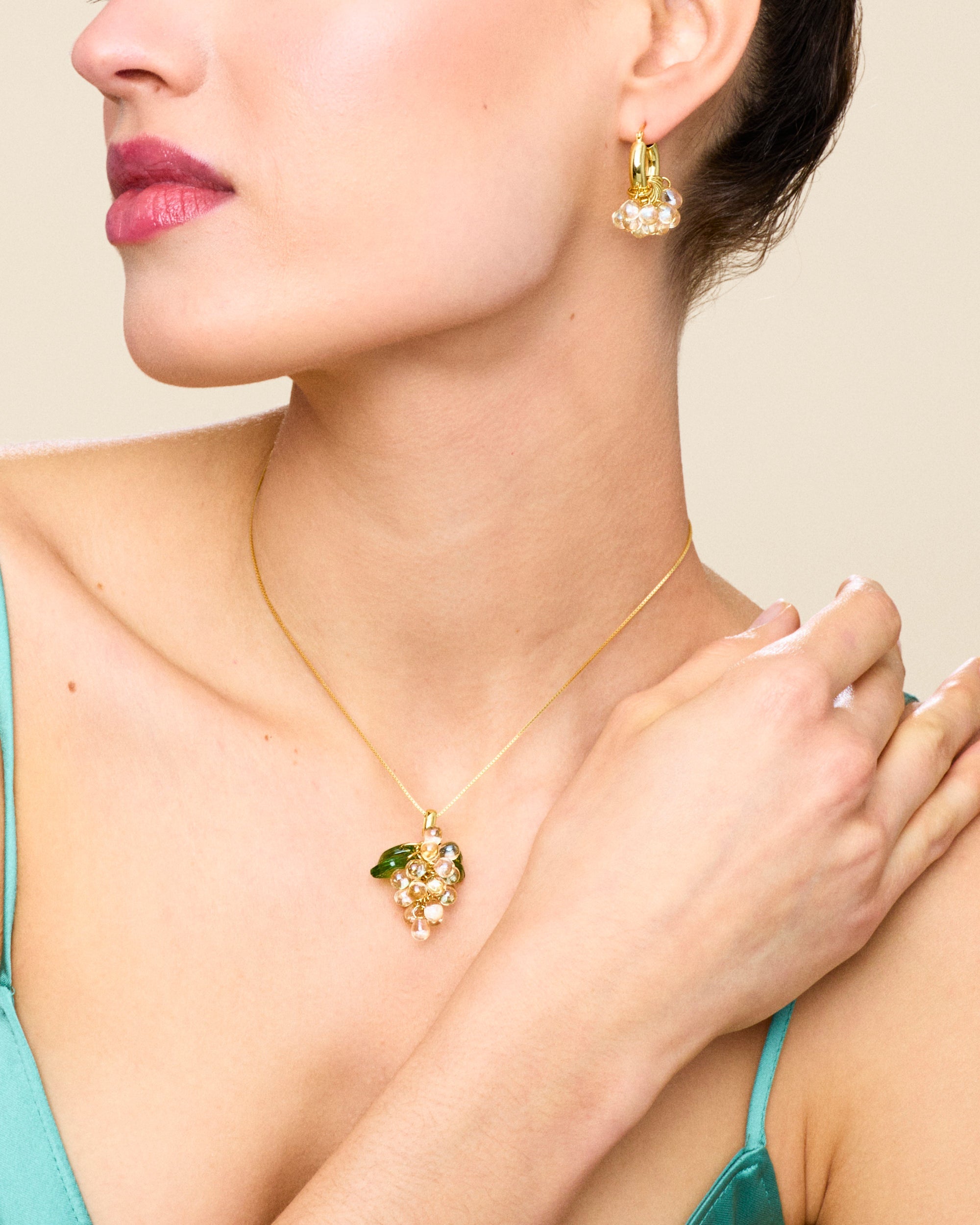 Champagne Jelly Necklace
