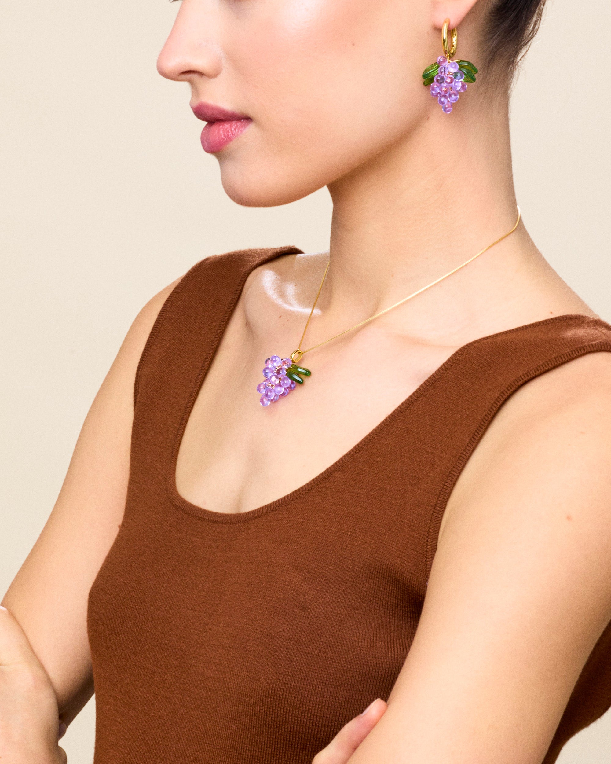 Lavender Jelly Necklace