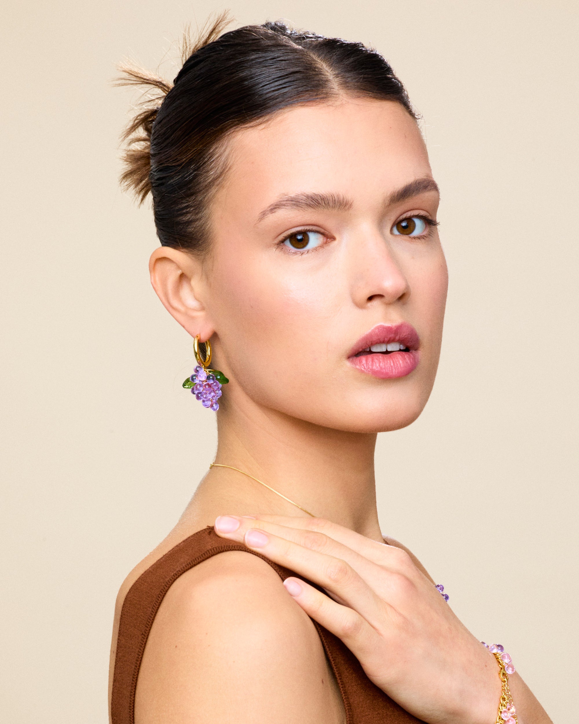Lavender Jelly Earrings