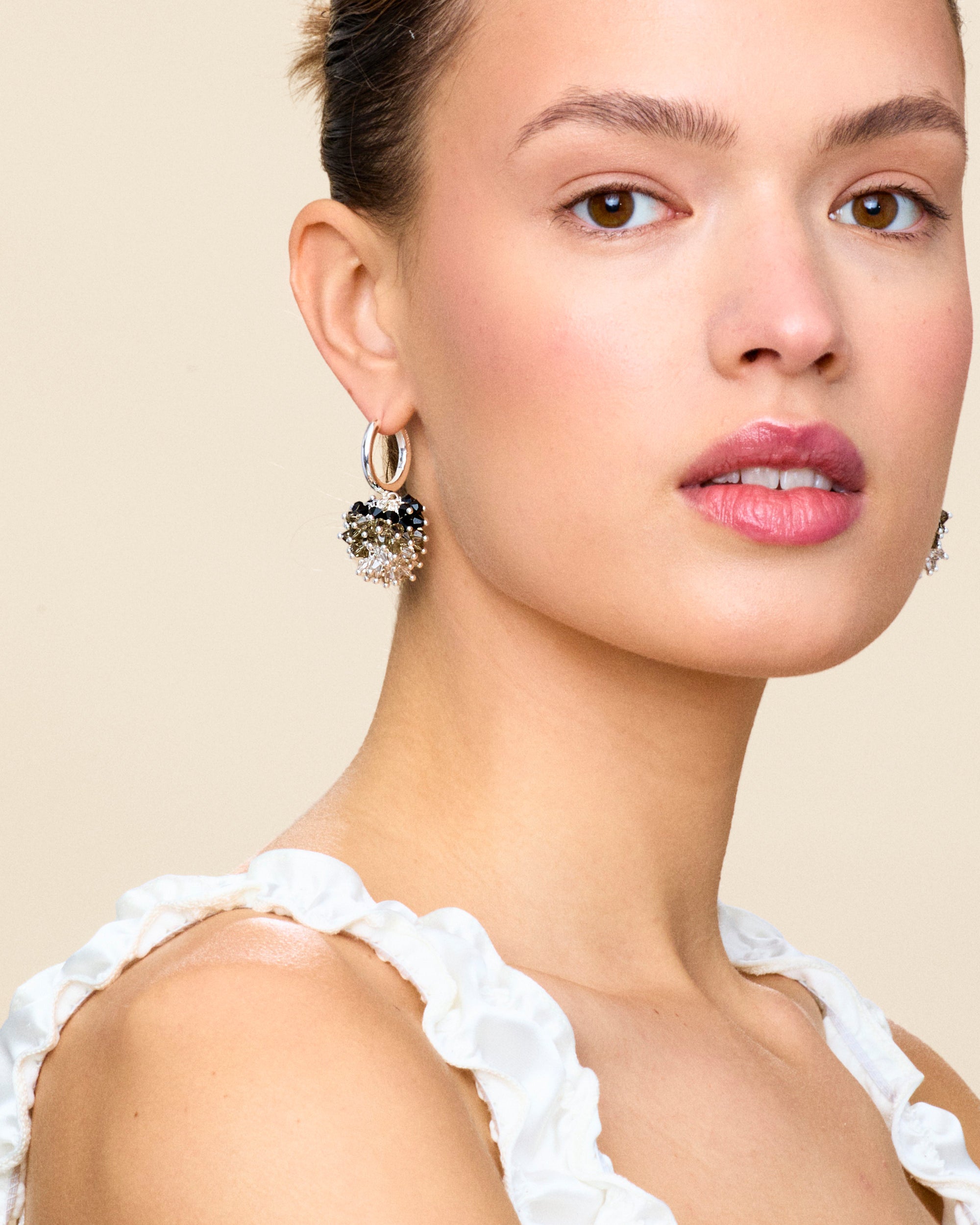 Wonder Thunder Earrings in Silver