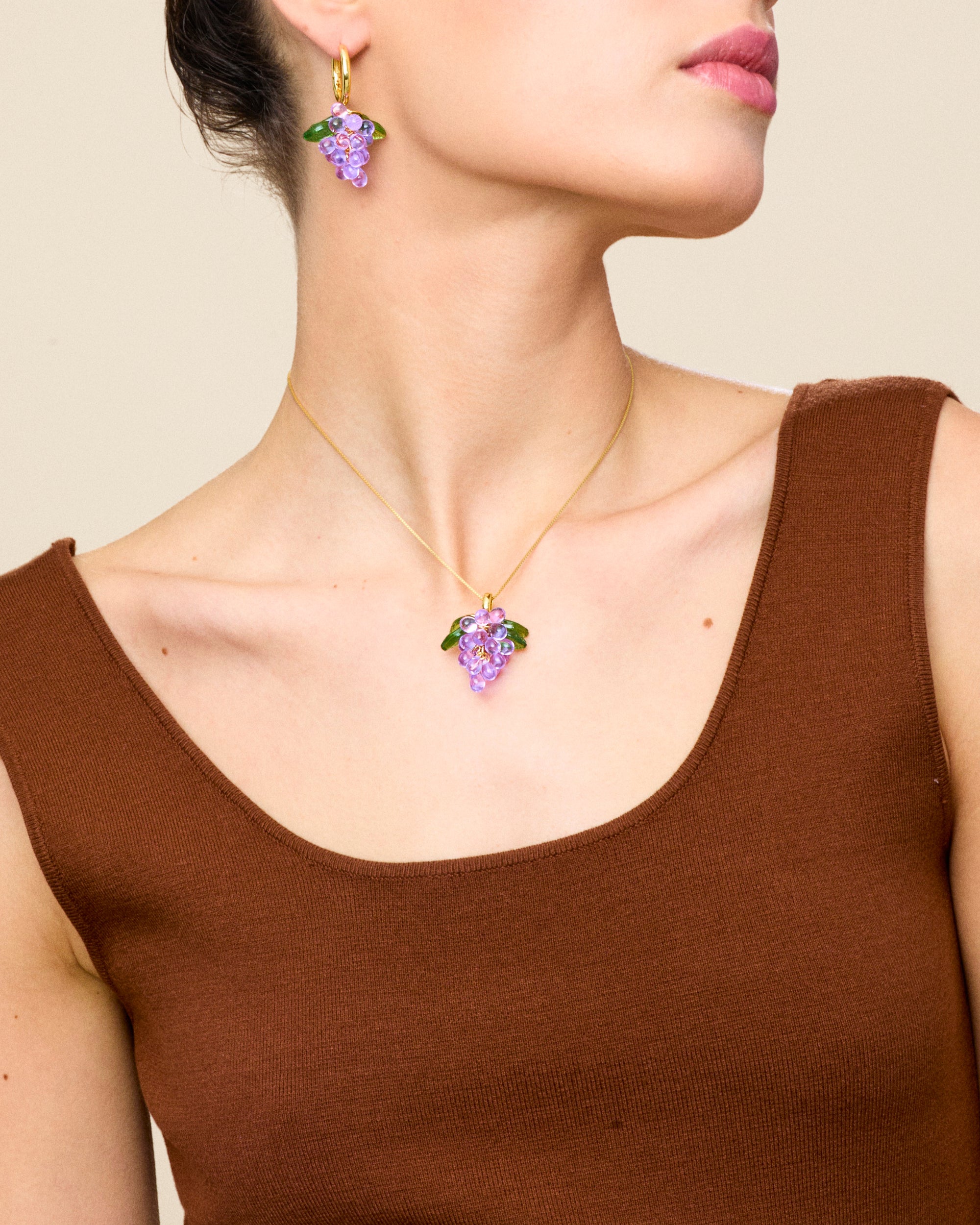 Lavender Jelly Necklace