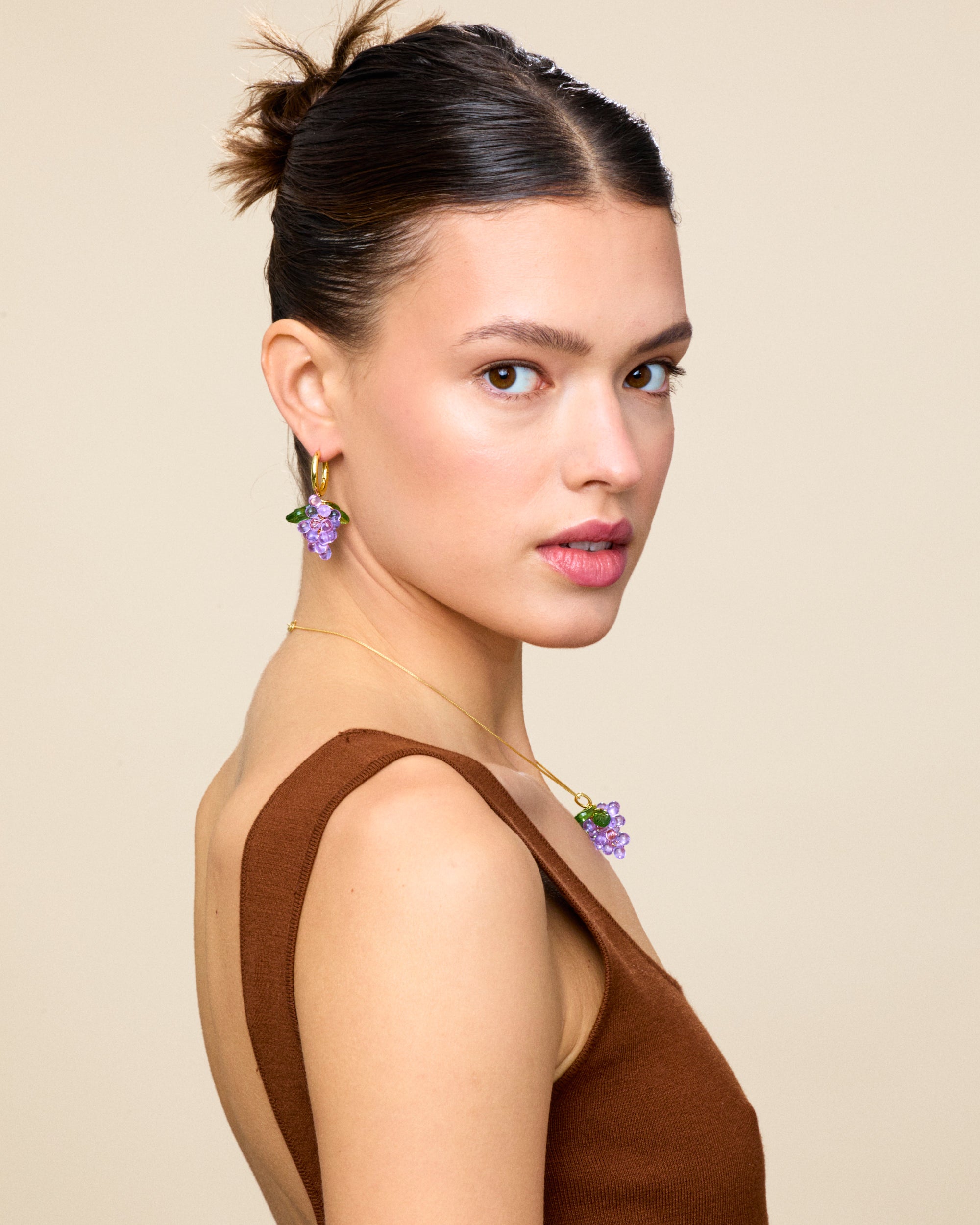 Lavender Jelly Earrings
