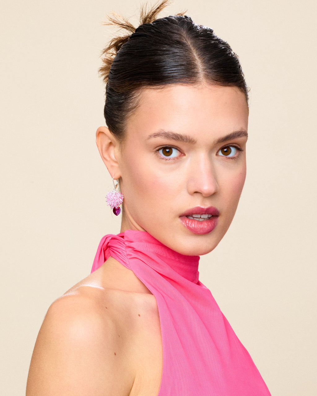 Candy Floss Earrings in Silver