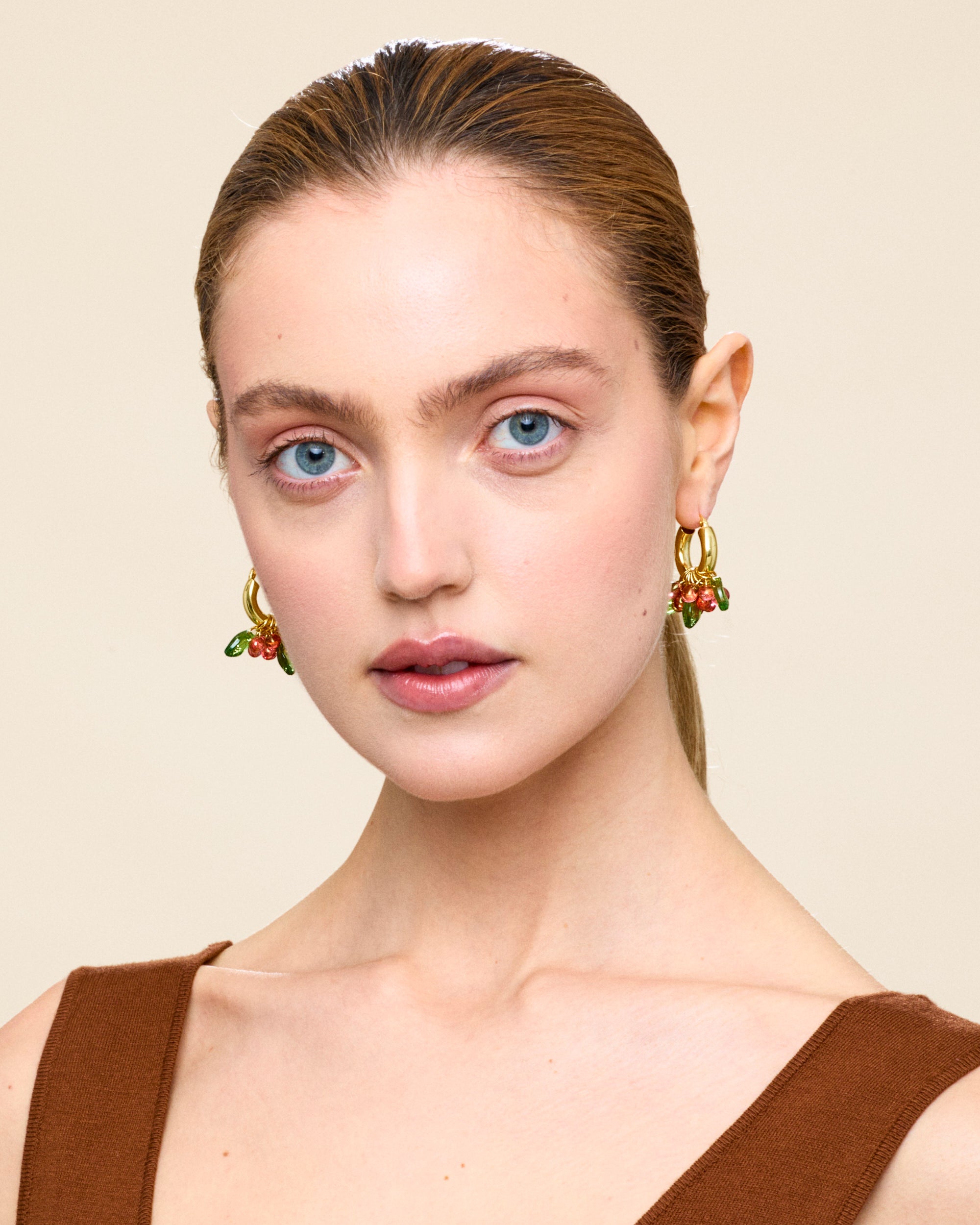 Cranberry Queen Earrings