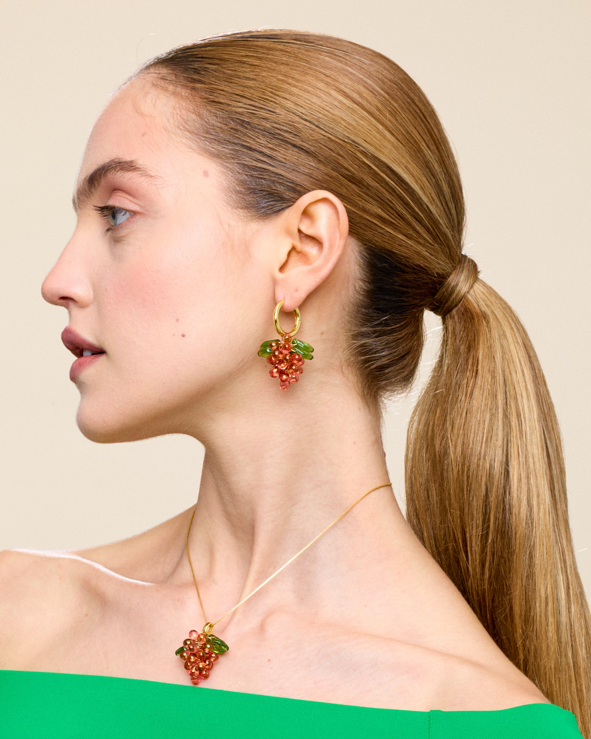 Raspberry Jelly Earrings