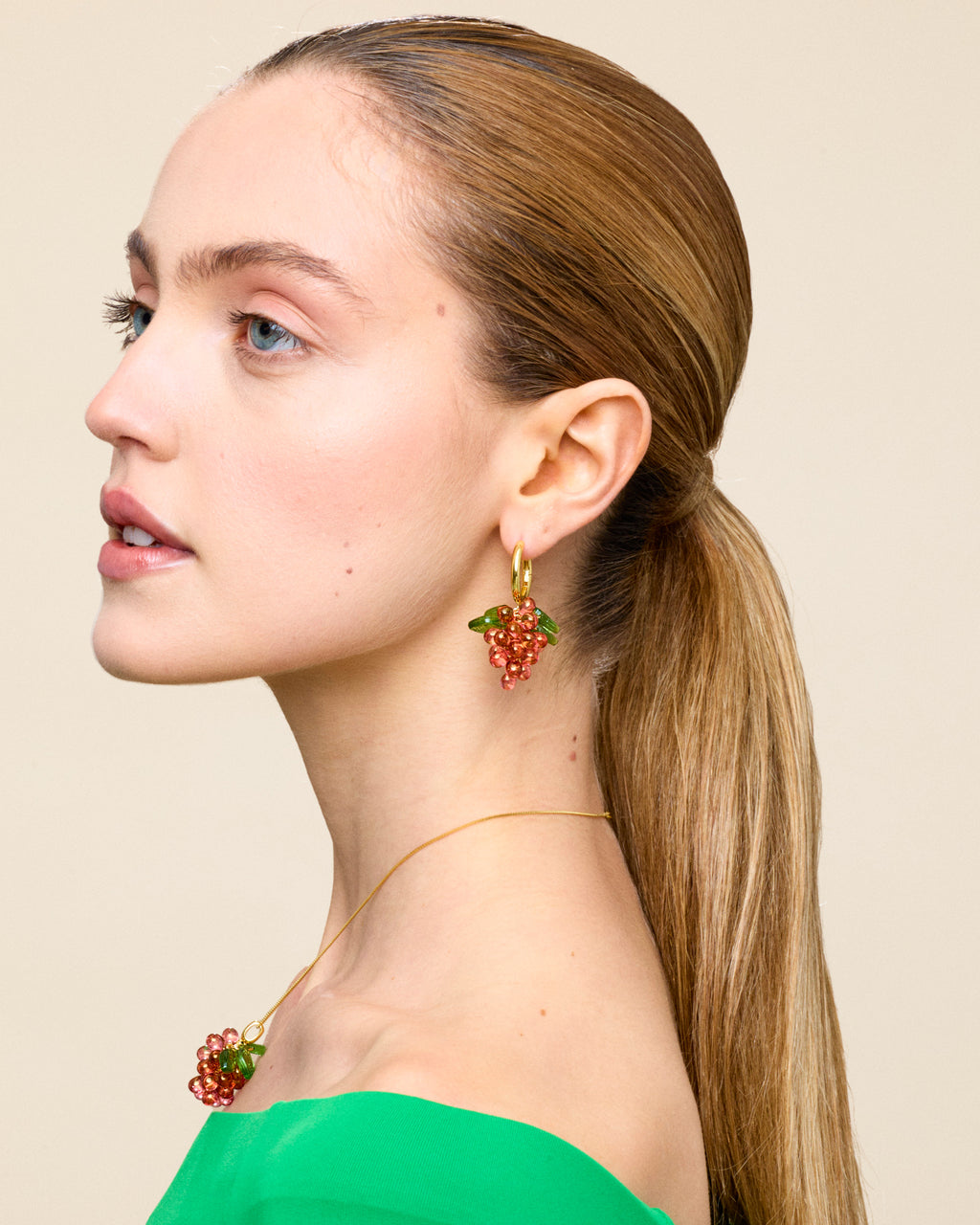 Raspberry Jelly Earrings