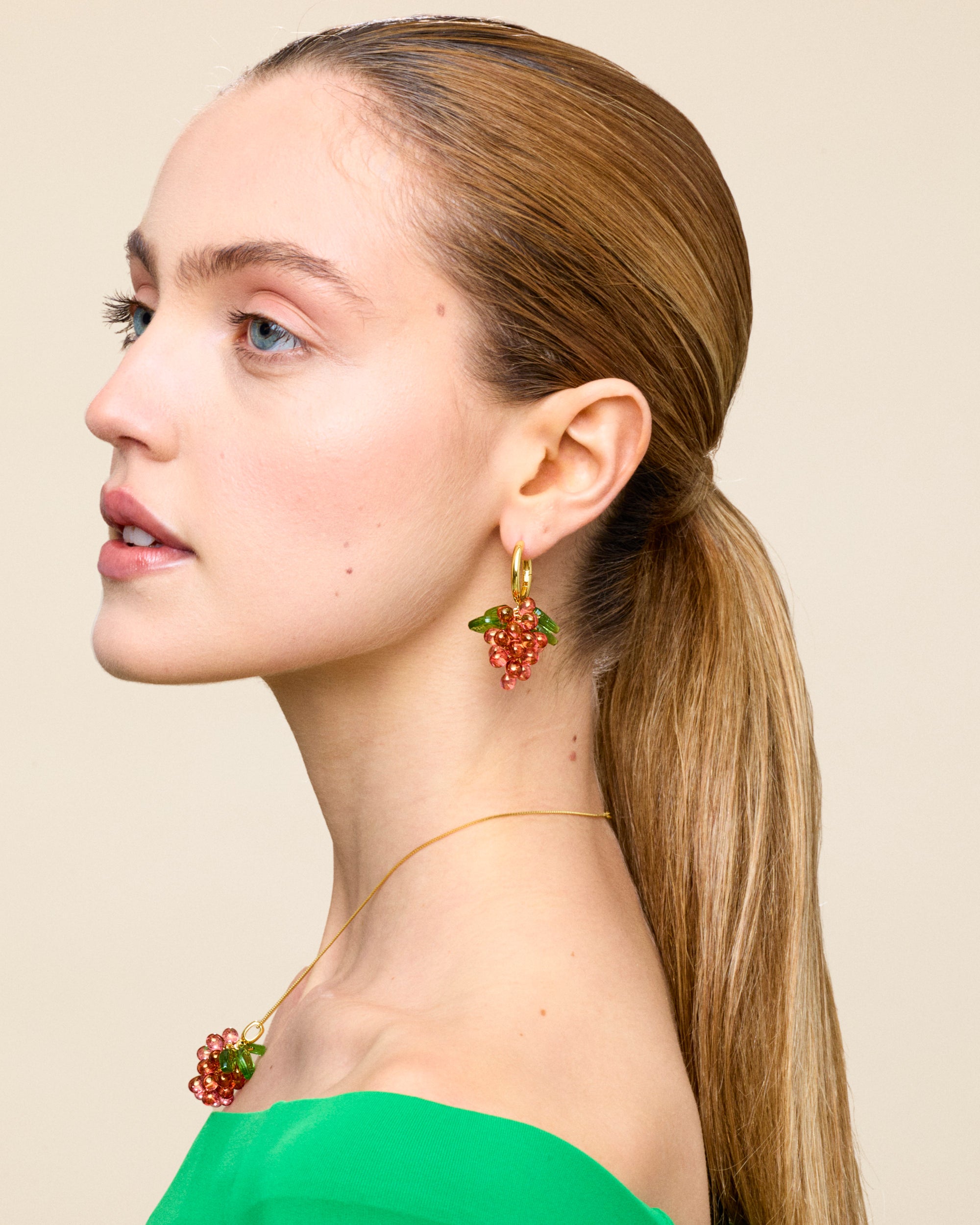 Raspberry Jelly Earrings