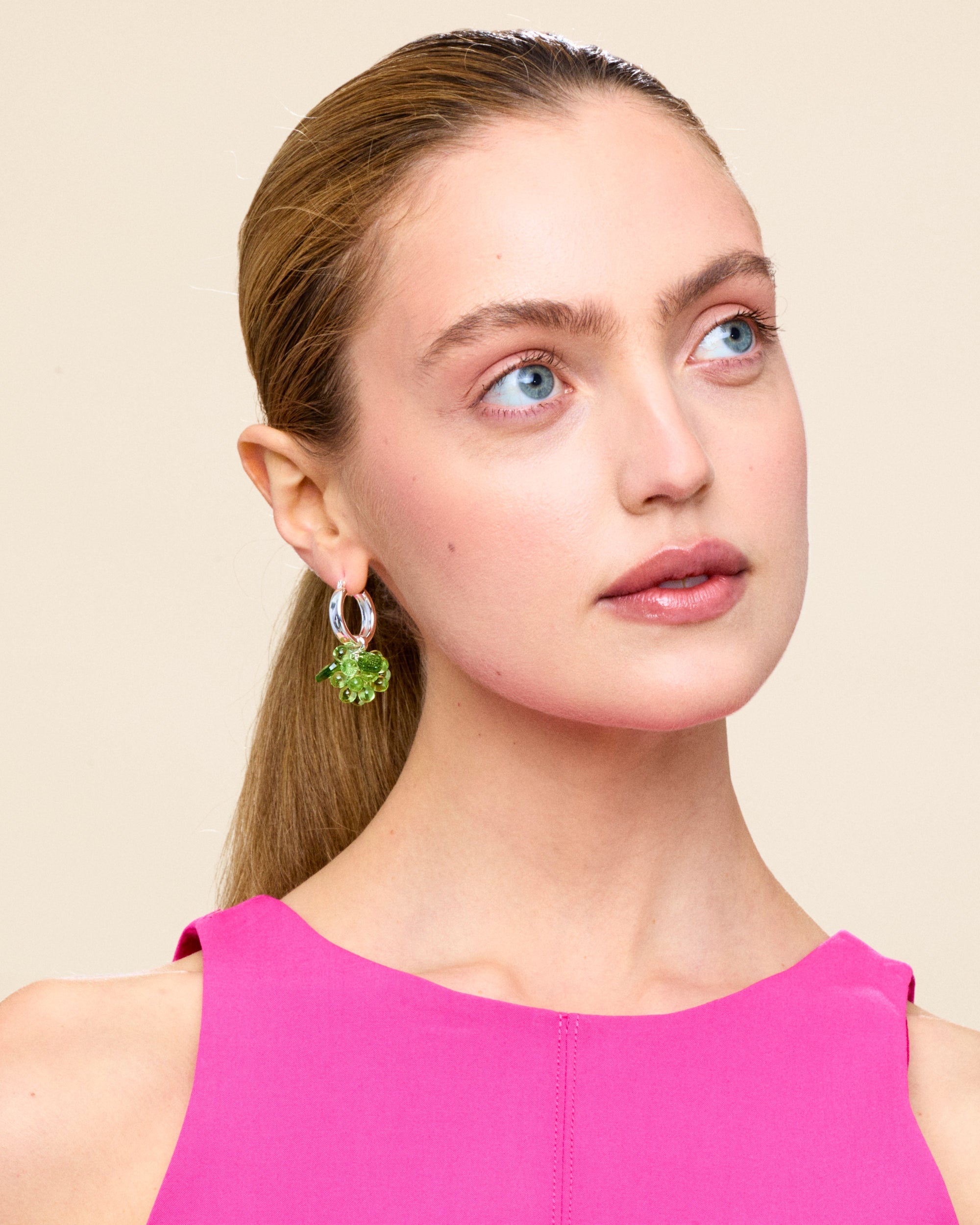 Appletini Earrings in Silver