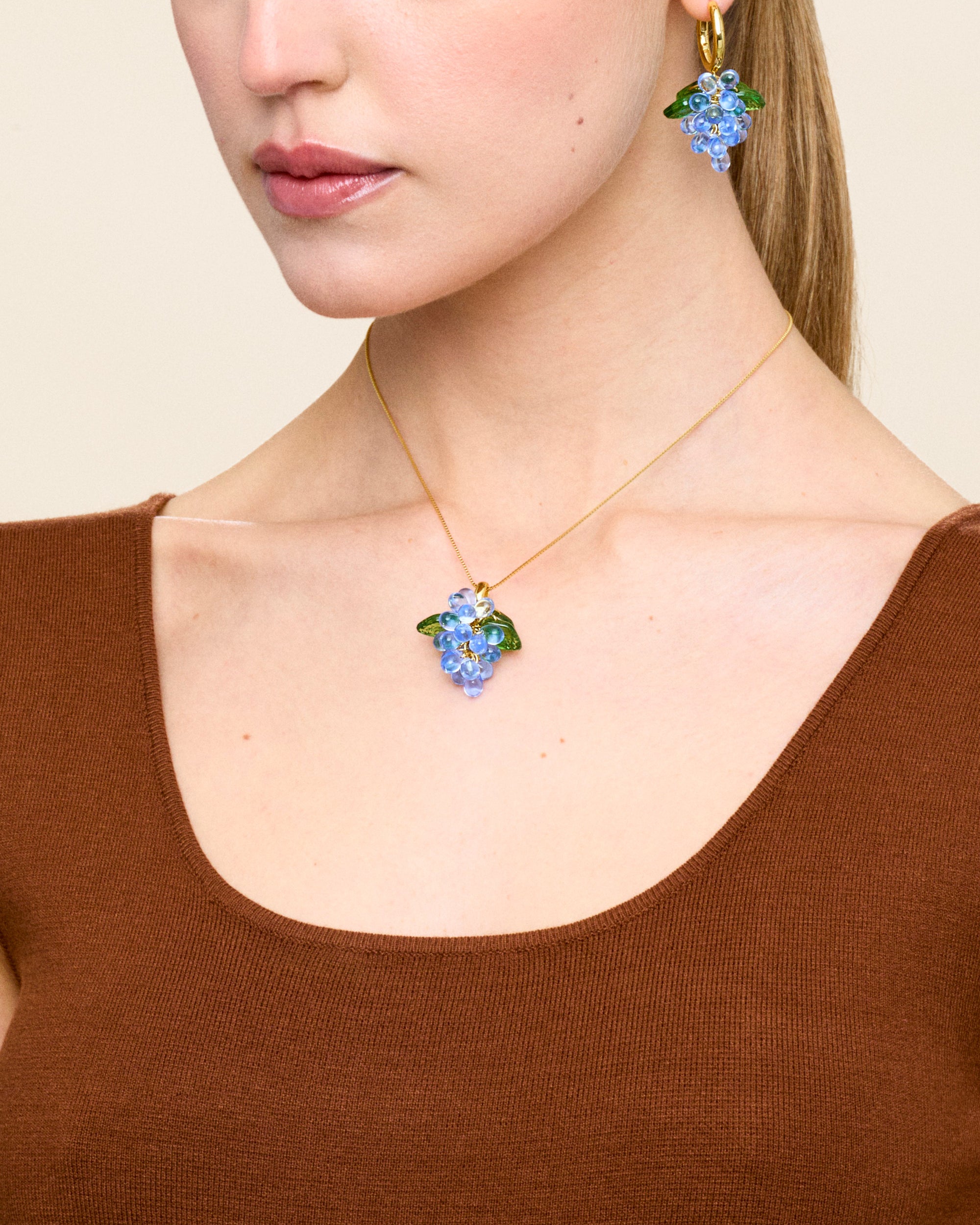 Blueberry Jelly Necklace