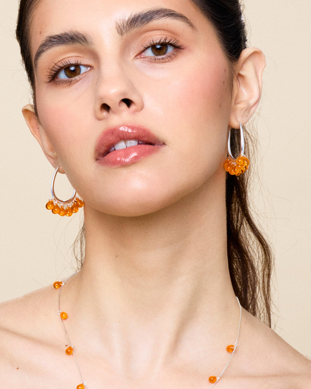 Heatwaves Earrings in Silver