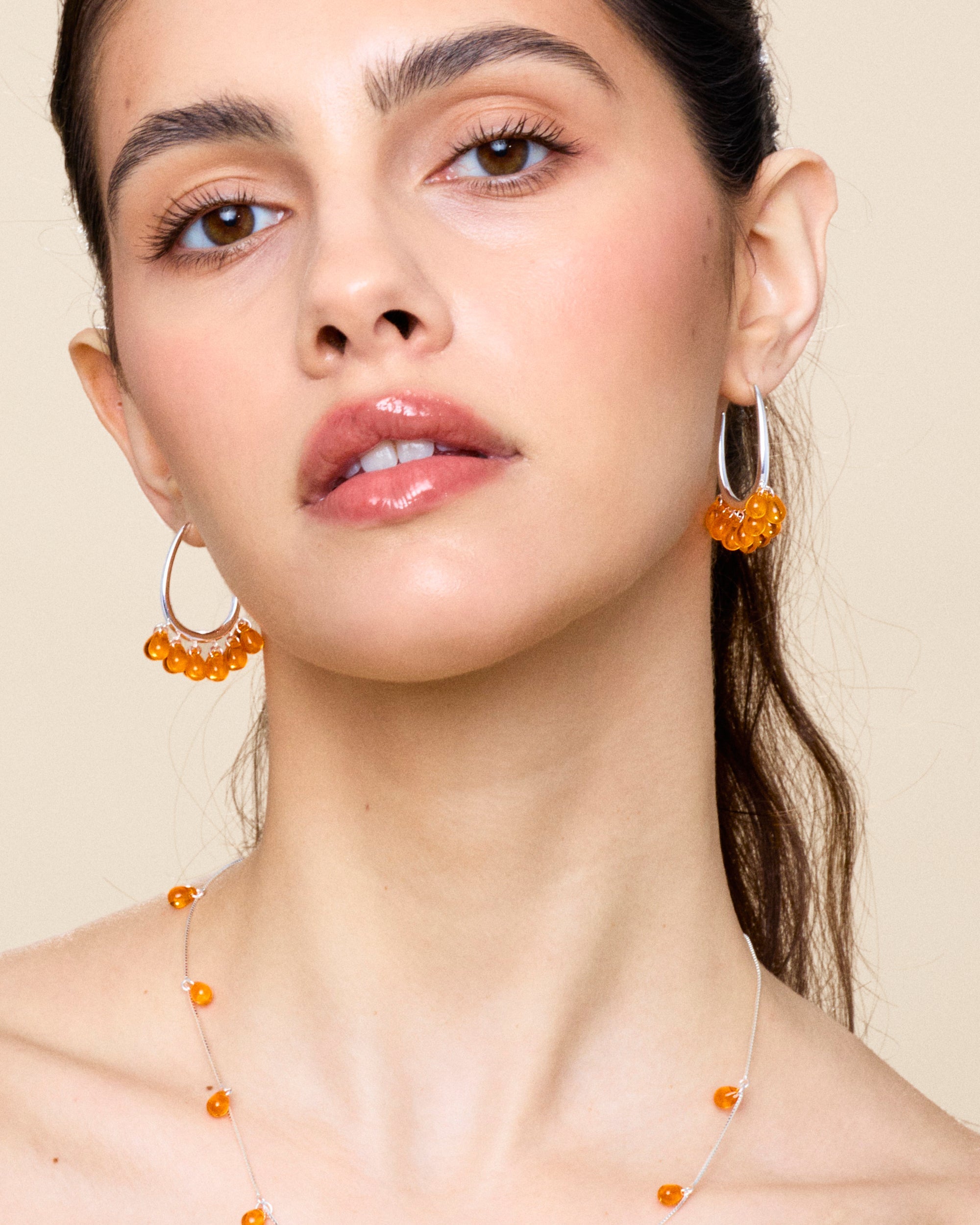 Heatwaves Earrings in Silver