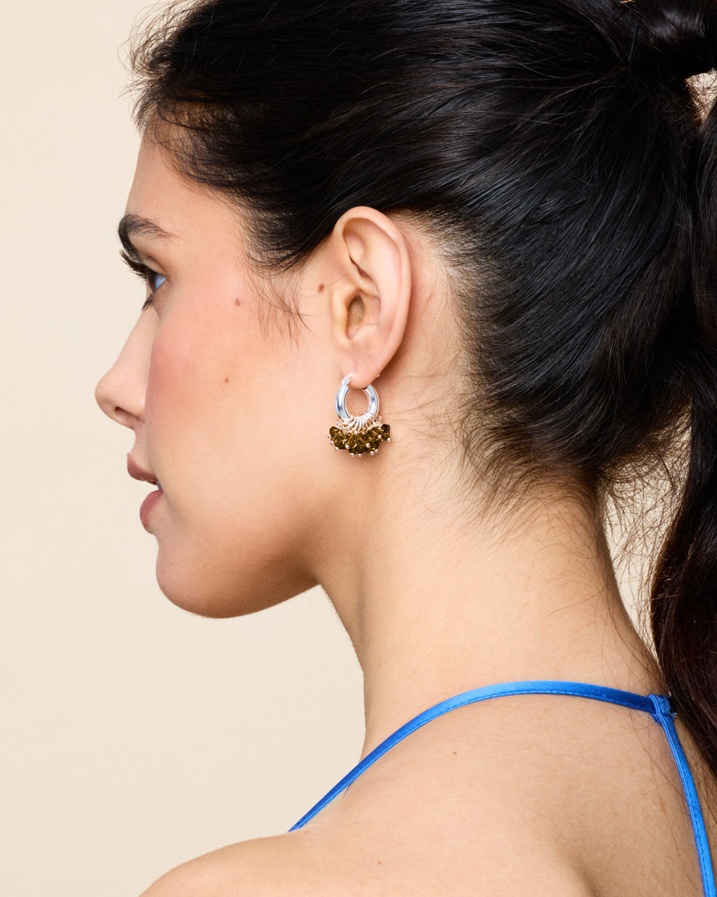 Mini Chocolicious Earrings in Silver