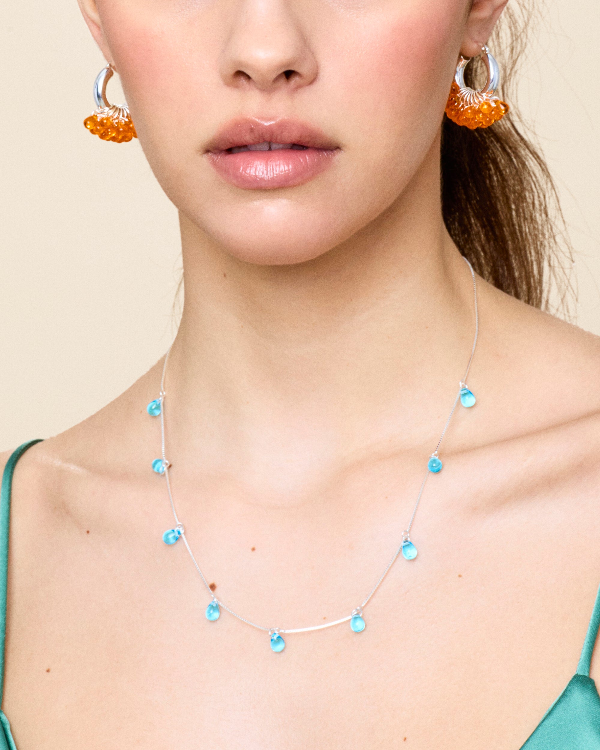 Bubblicious Necklace in Silver