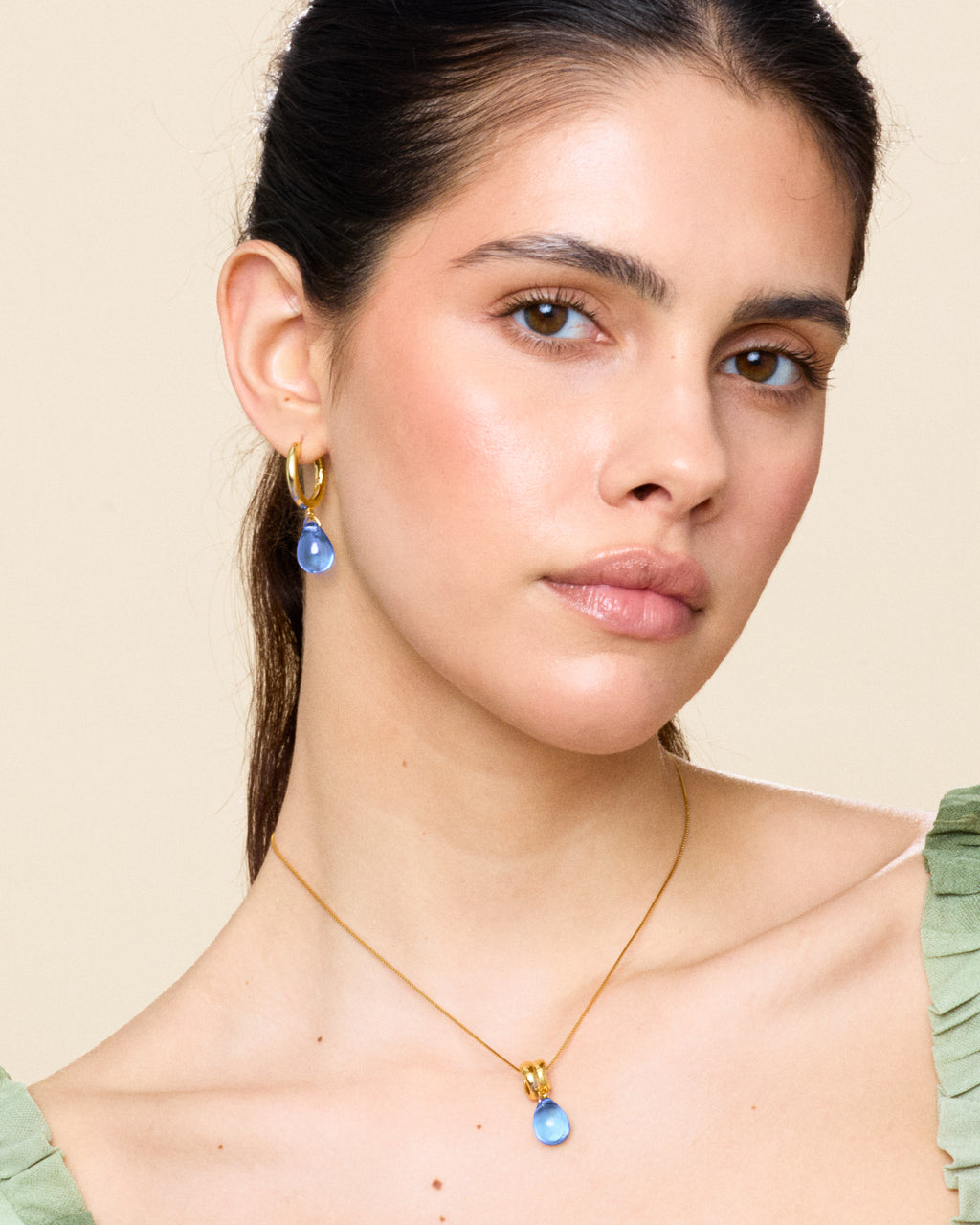 Sugar Drop Blue Earrings