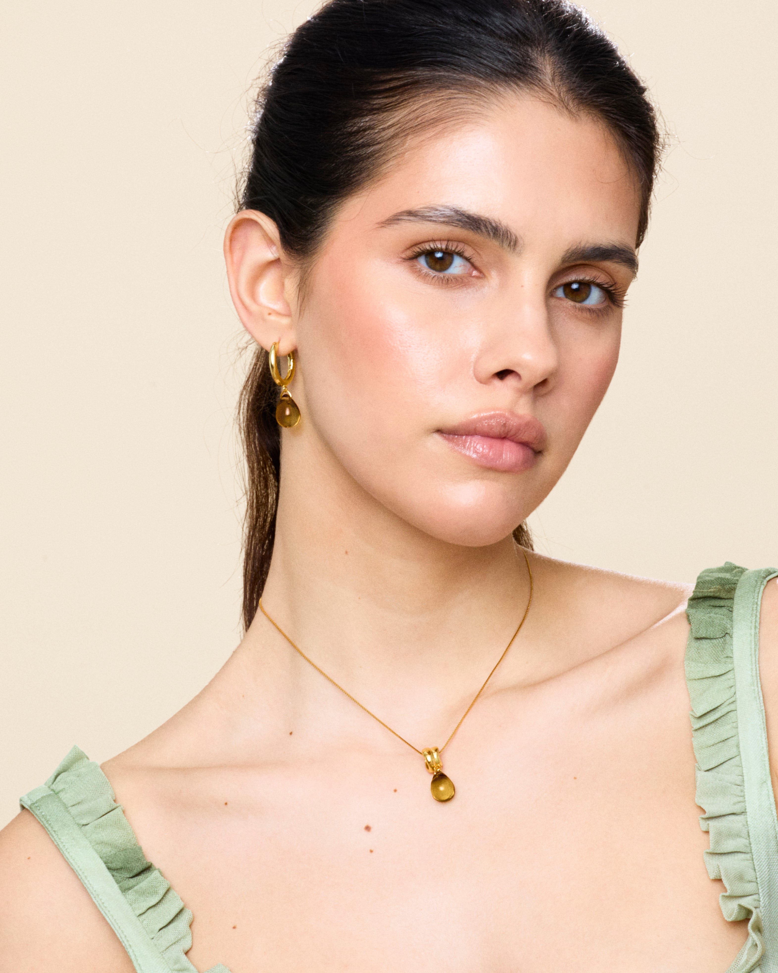 Sugar Drop Choco Earrings