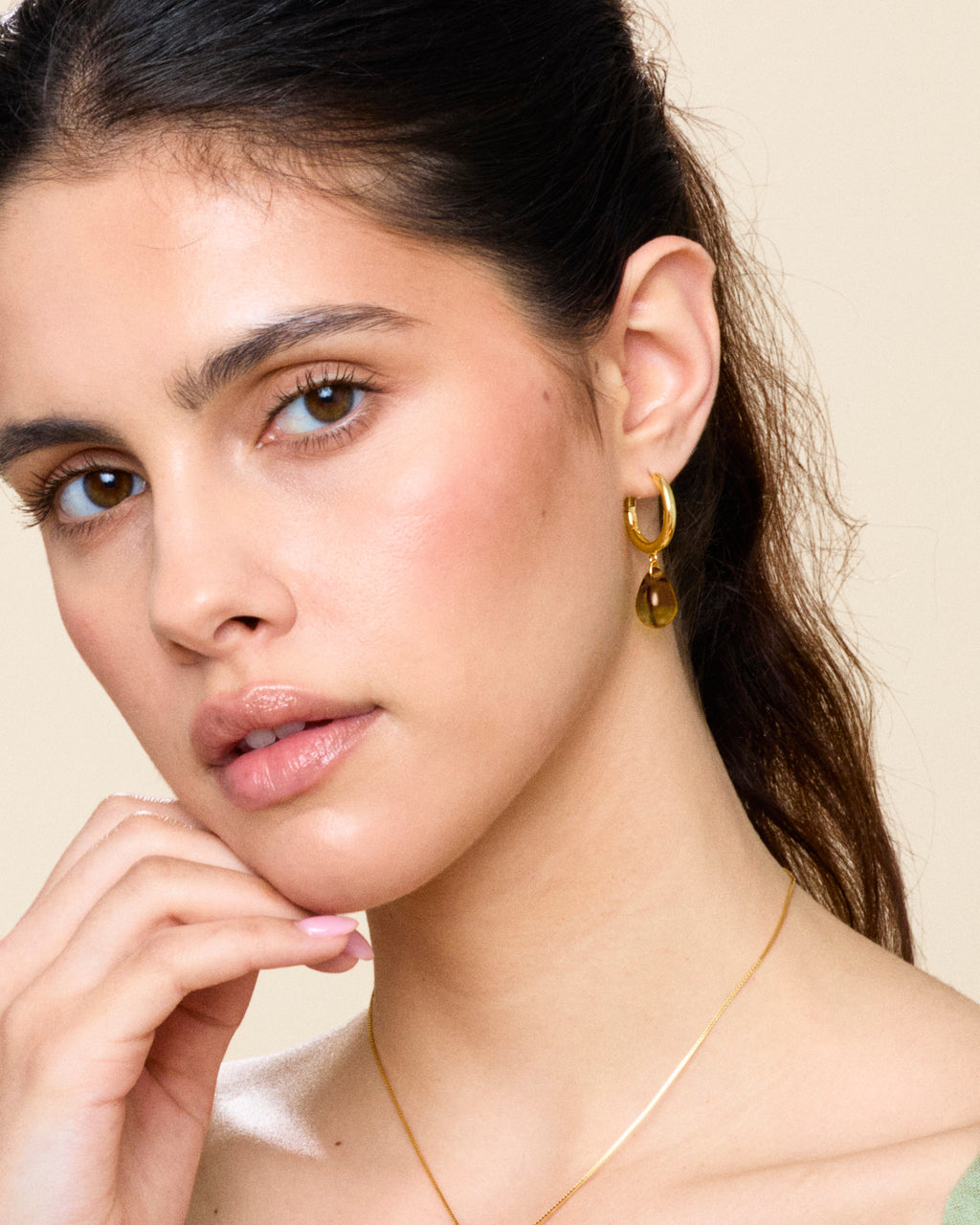 Sugar Drop Choco Earrings