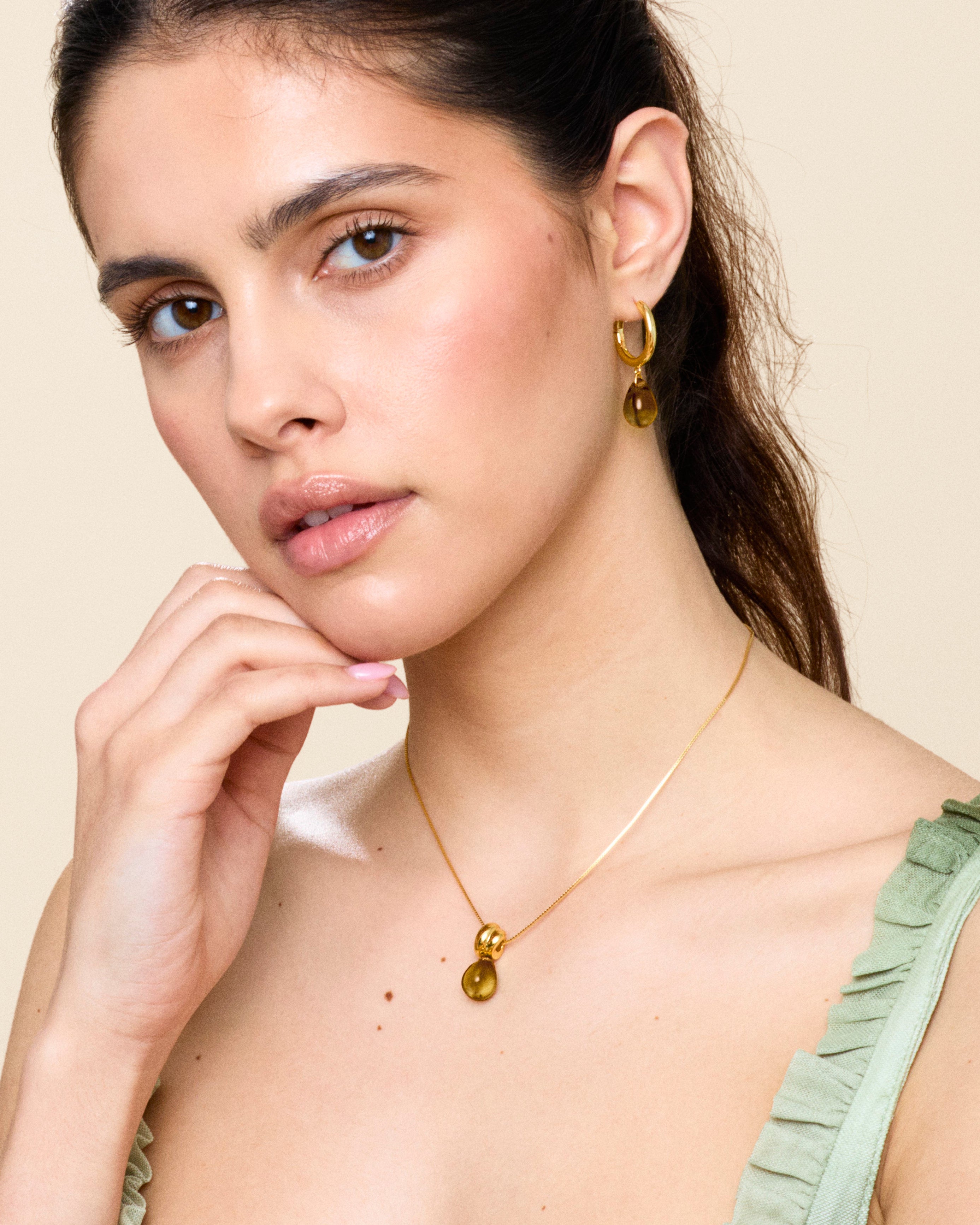 Sugar Drop Choco Earrings