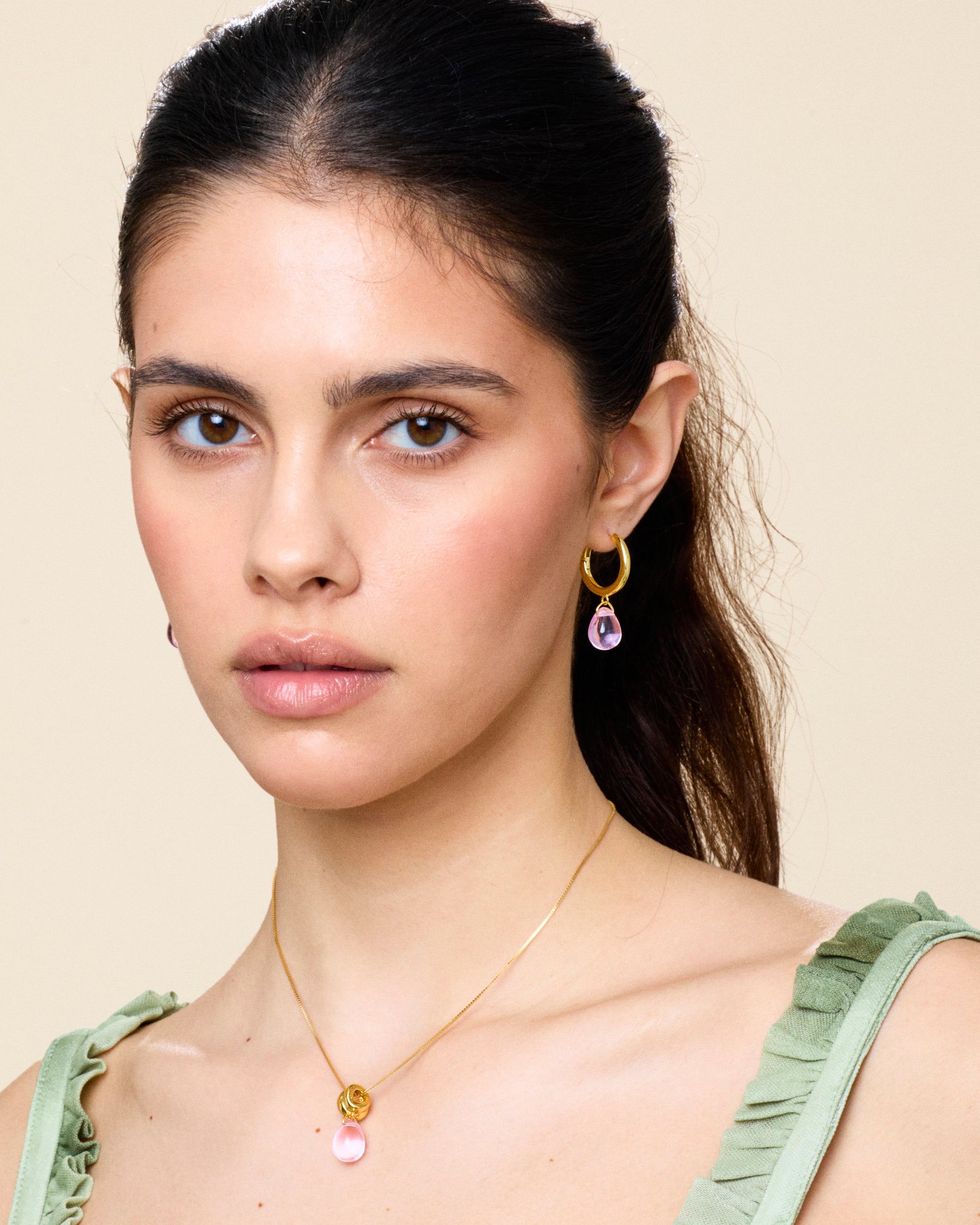 Sugar Drop Pink Earrings