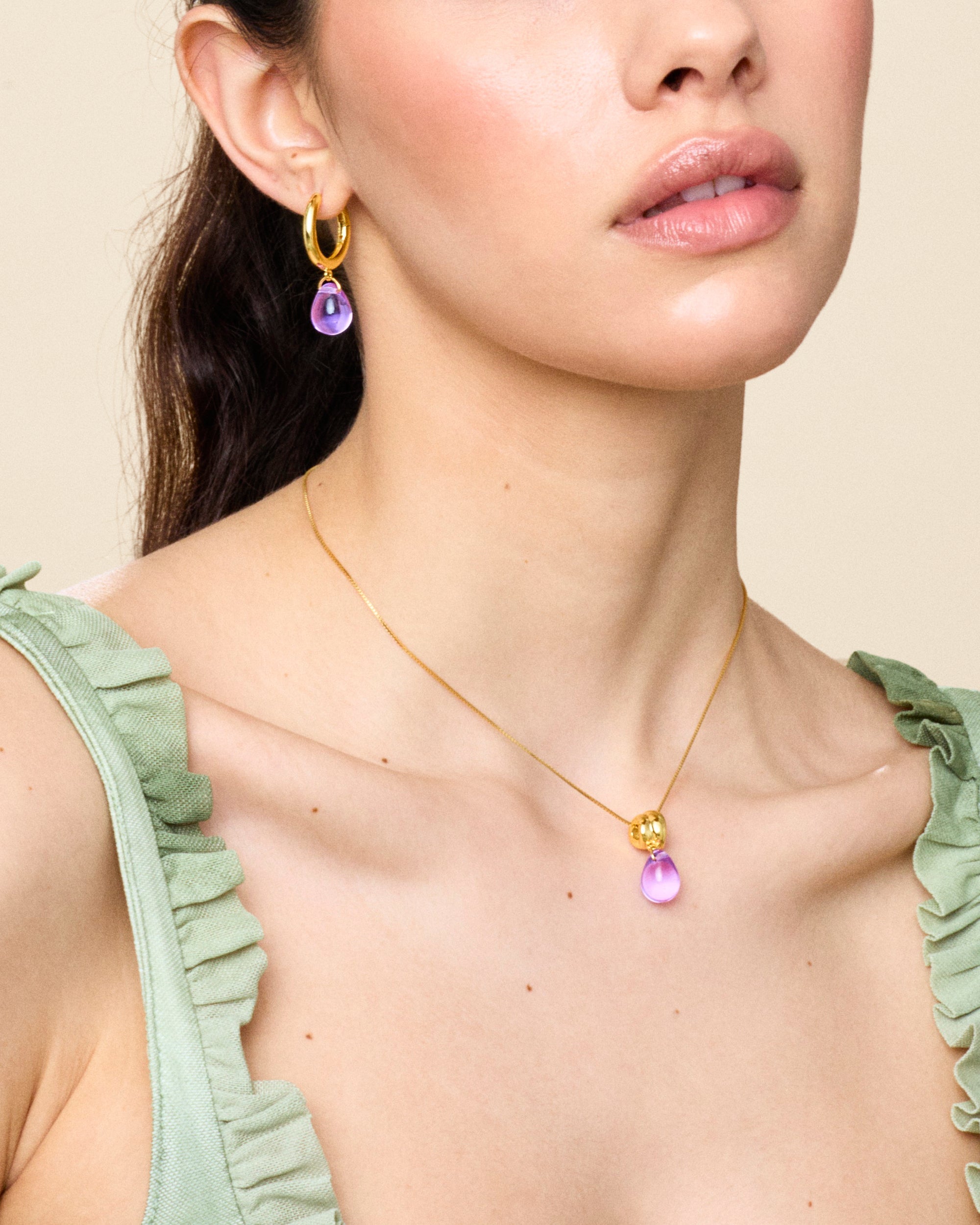 Sugar Drop Violet Necklace