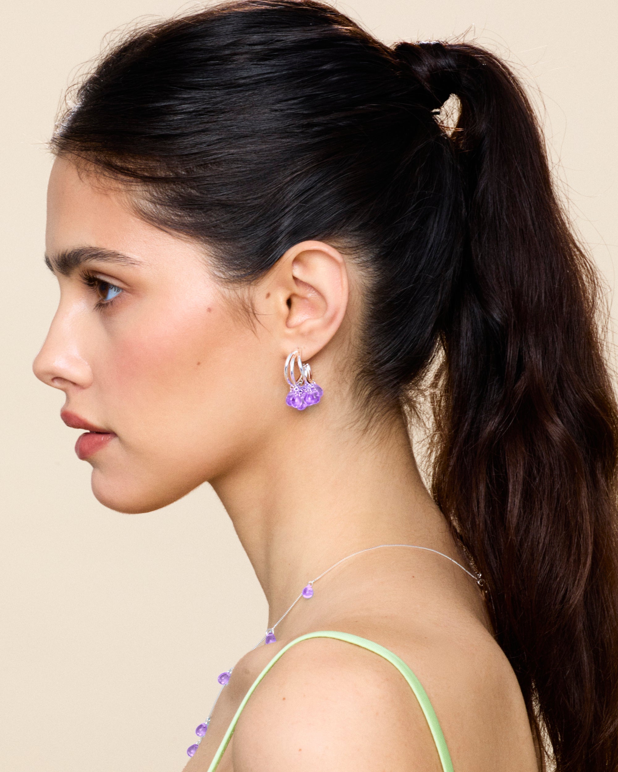 Amor Amor Earrings in Silver