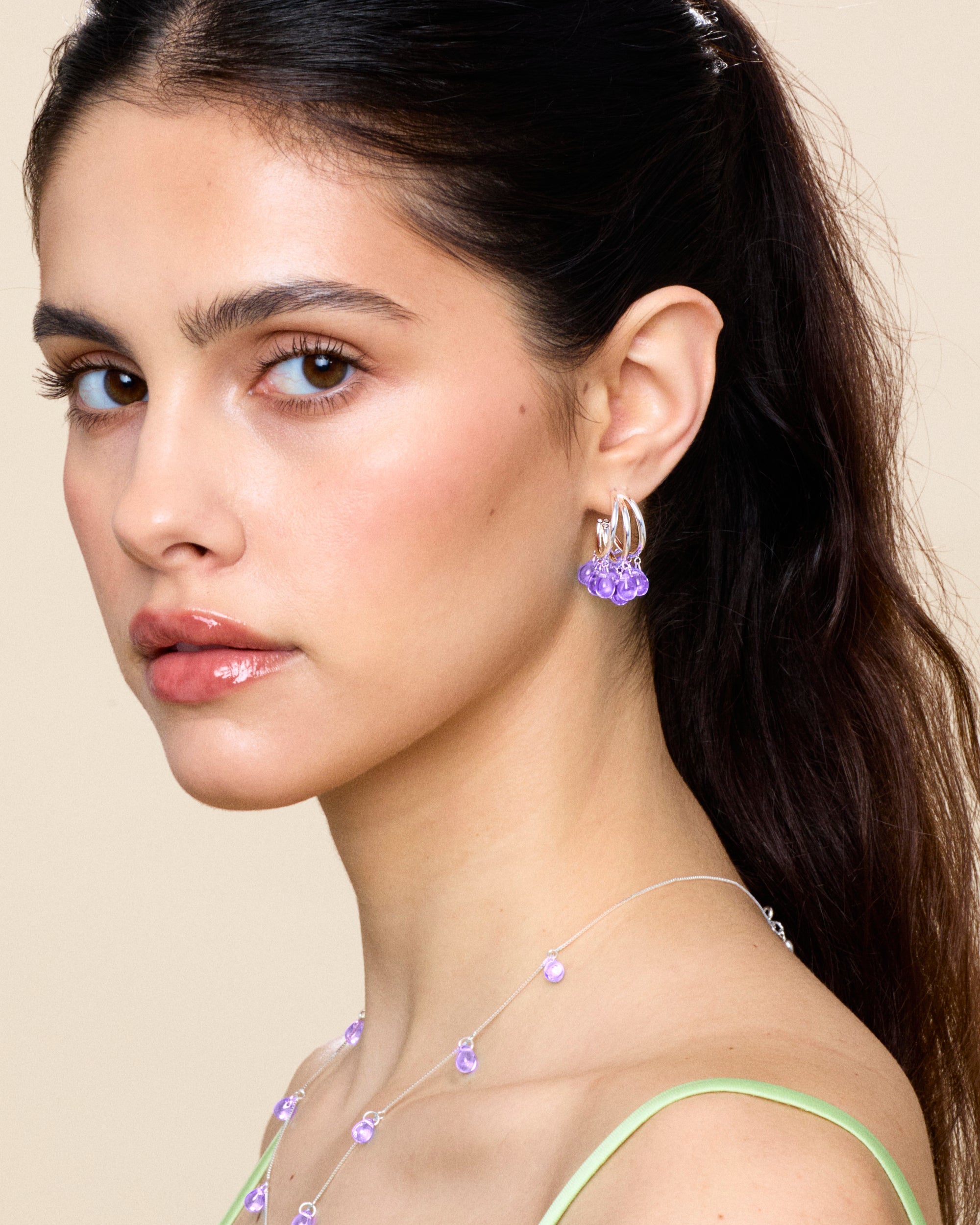 Amor Amor Earrings in Silver