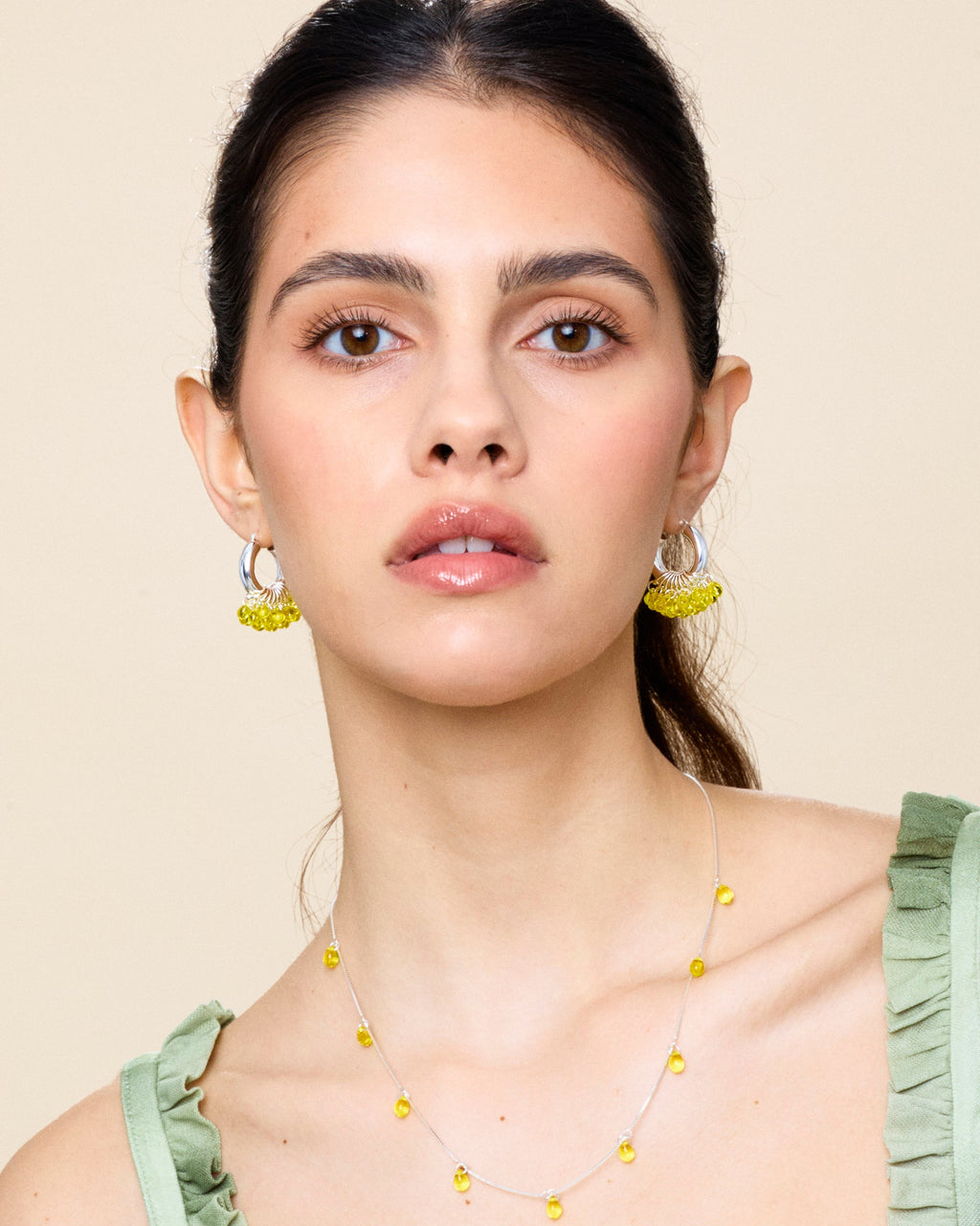 Little Miss Sunshine Earrings in Silver