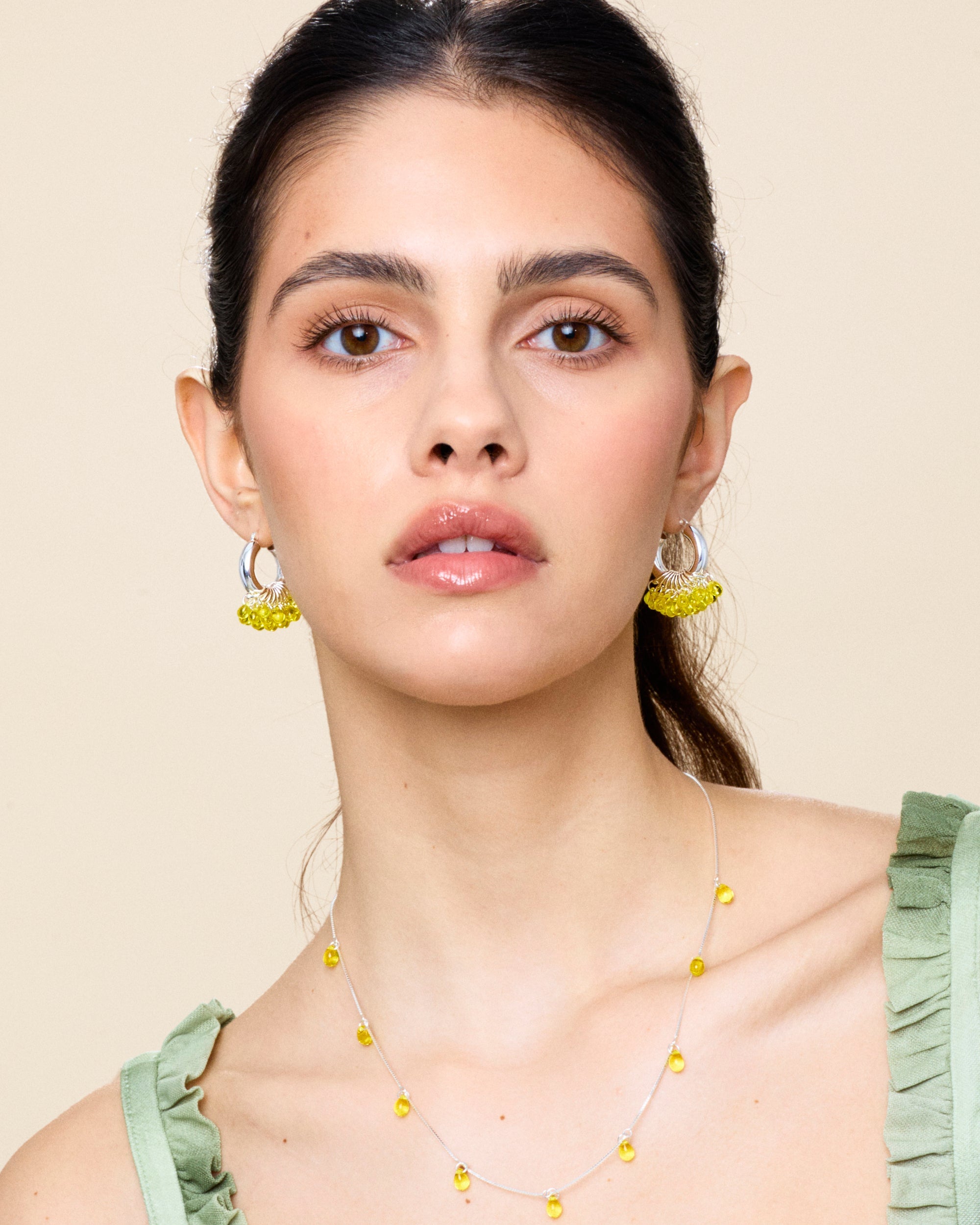 Little Miss Sunshine Earrings in Silver